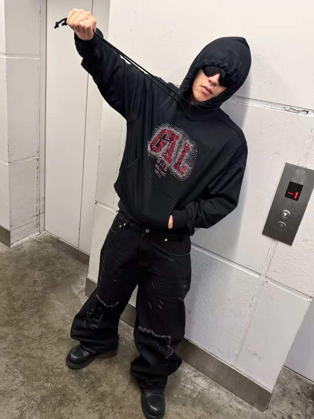 CRYSTAL GAL HOODIE