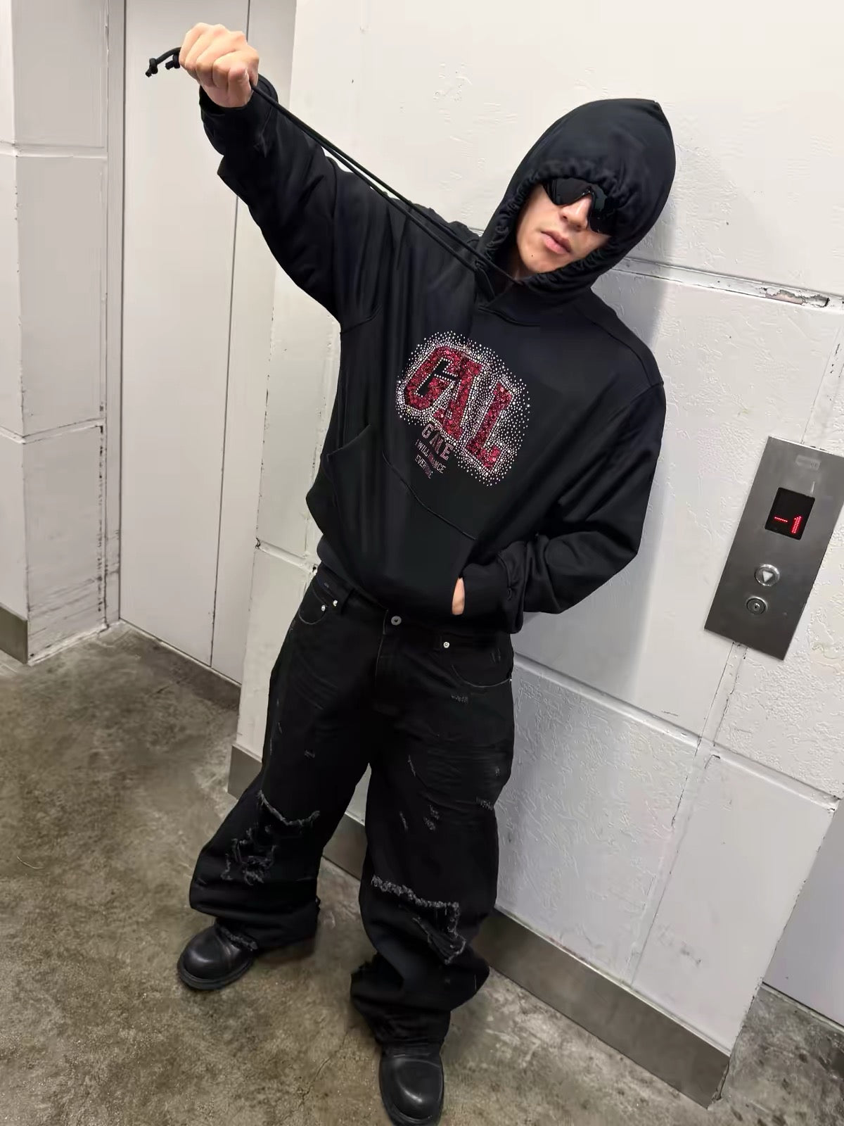 CRYSTAL GAL HOODIE