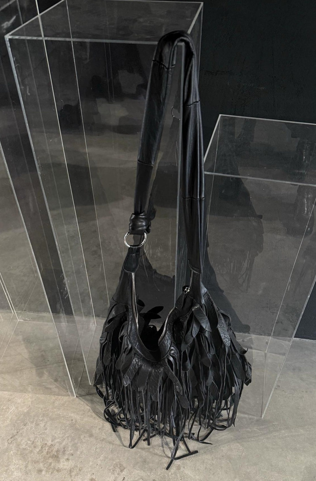 FRAYED EDGE BAG