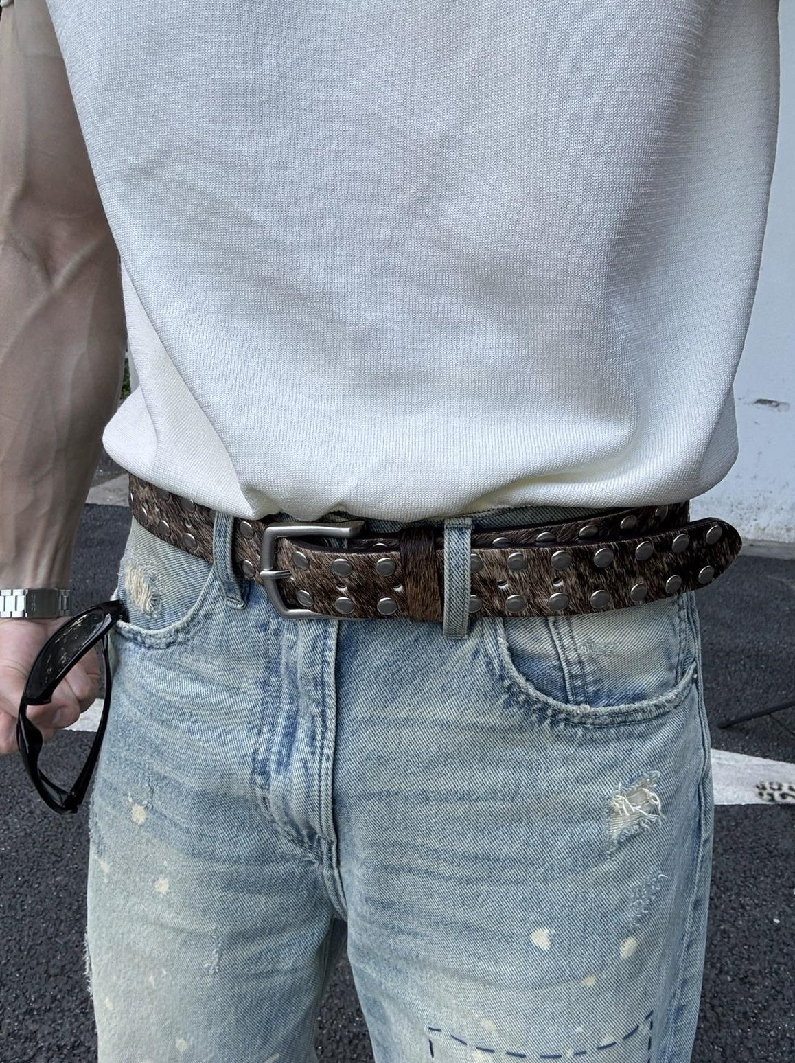 VINTAGE STUDS BELT