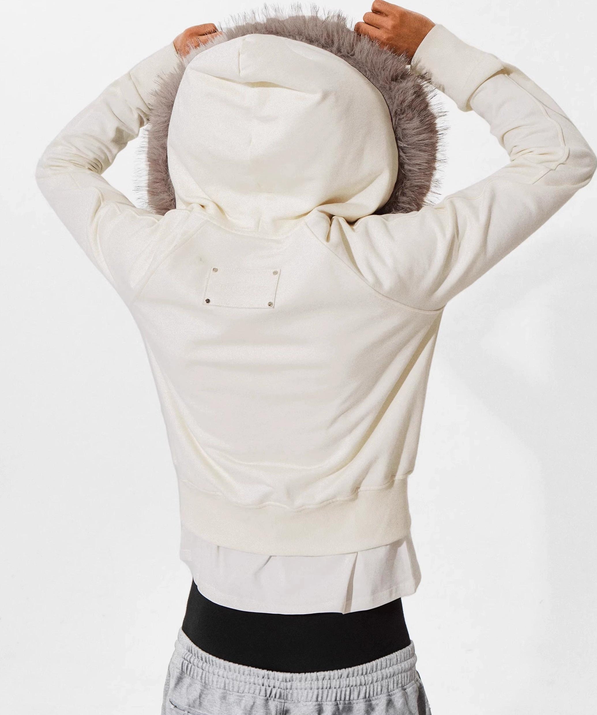 FUR COLLAR HOODE