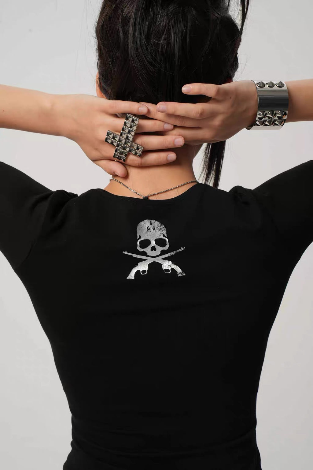 TERRIBLE HUMANS GRAPHIC MINI DRESS