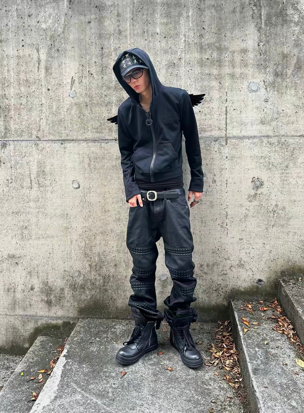 DETACHED WING ZIP HOODIE