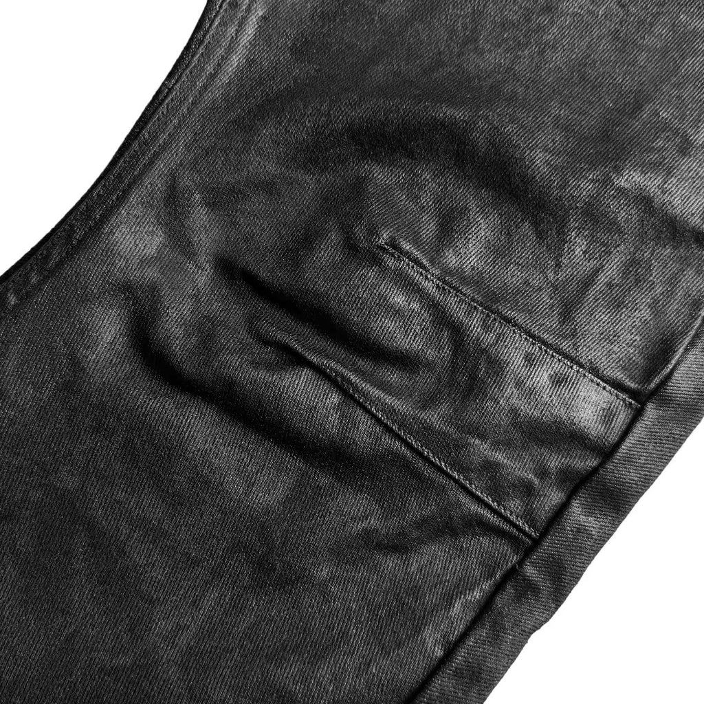 MULTI-WAIST COATED JEANS