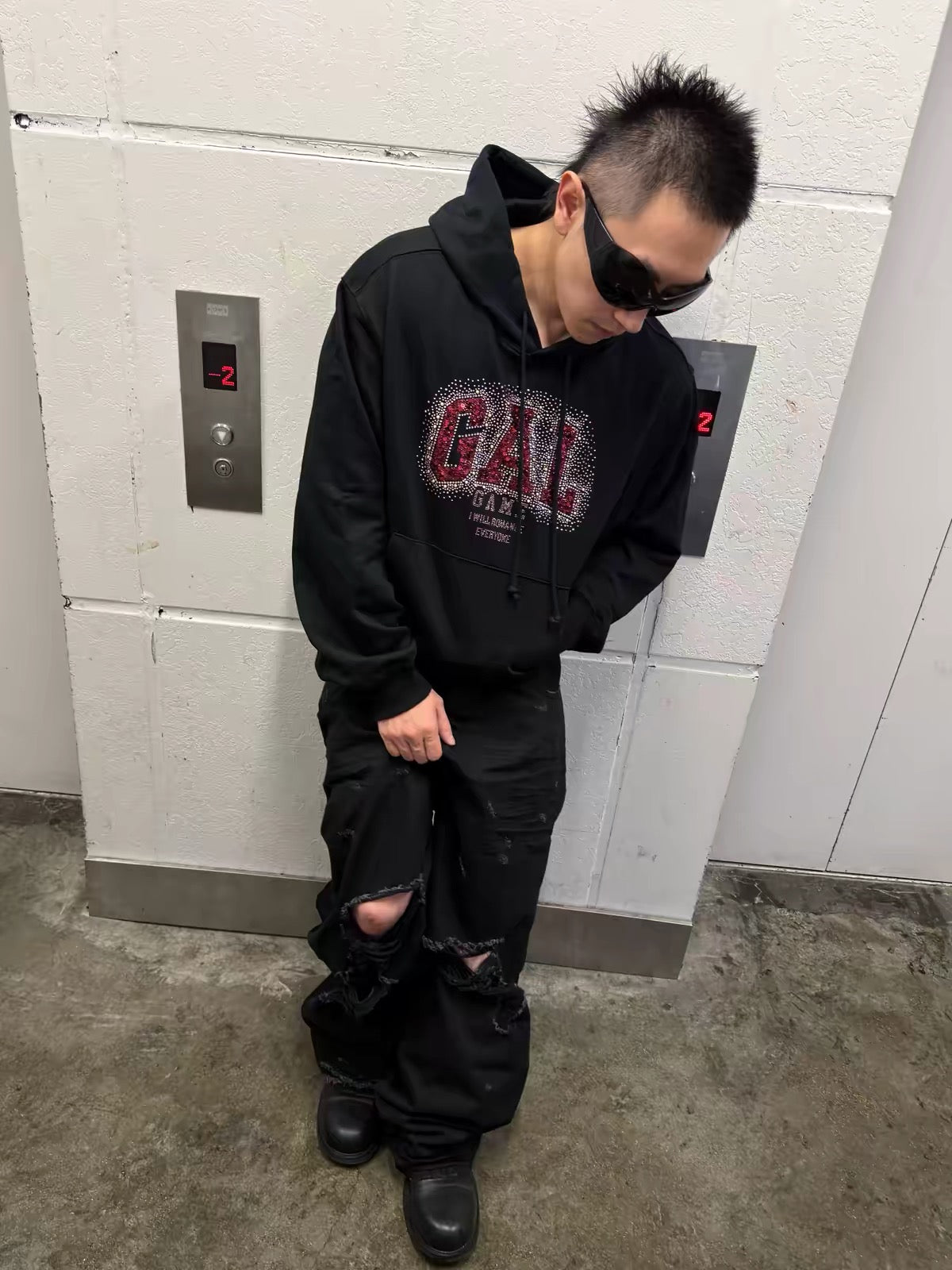 CRYSTAL GAL HOODIE
