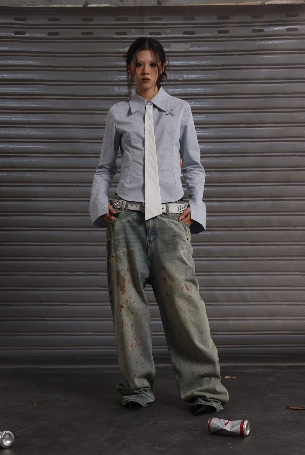 CASUAL WIDE LEG DENIM
