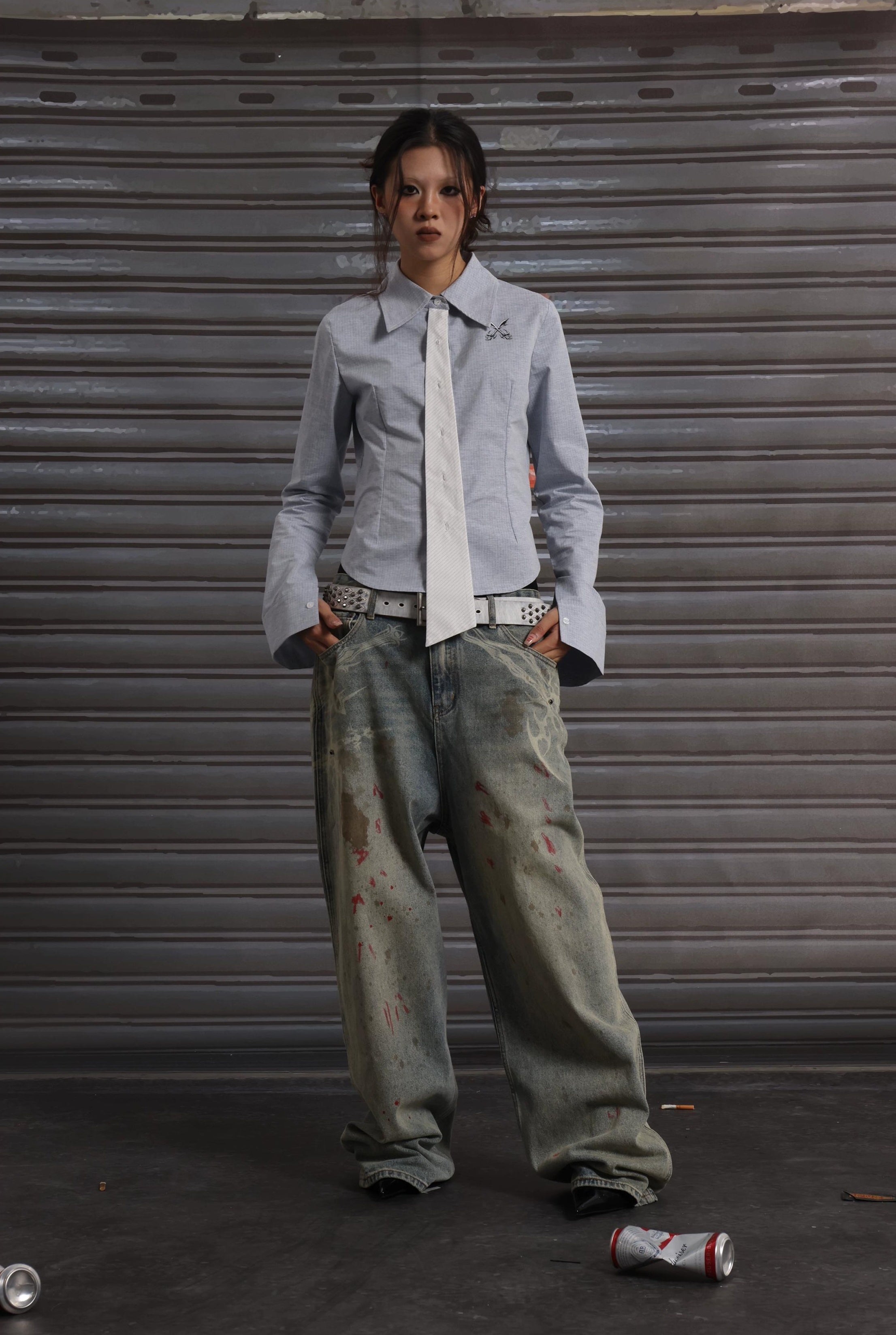 CASUAL WIDE LEG DENIM