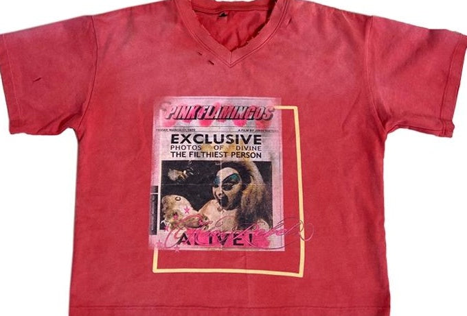DISTRESSED BOXY TEE