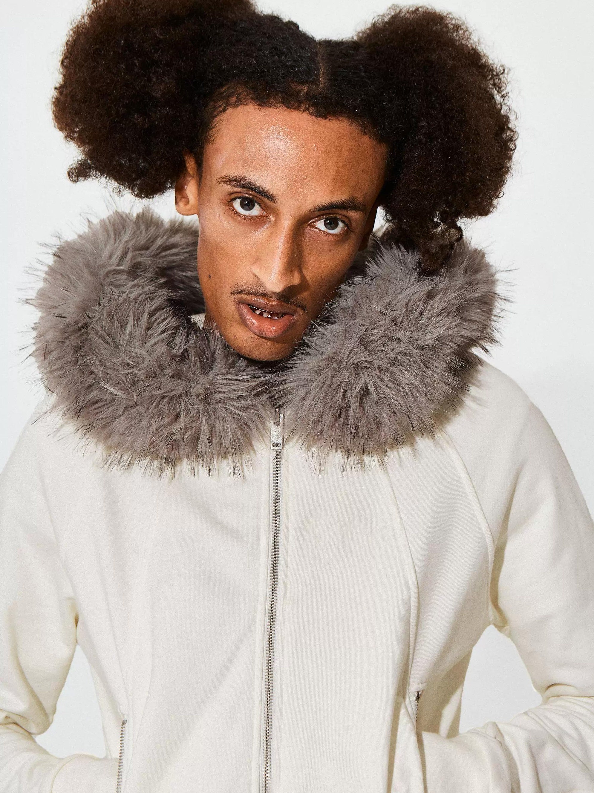 FUR COLLAR HOODE