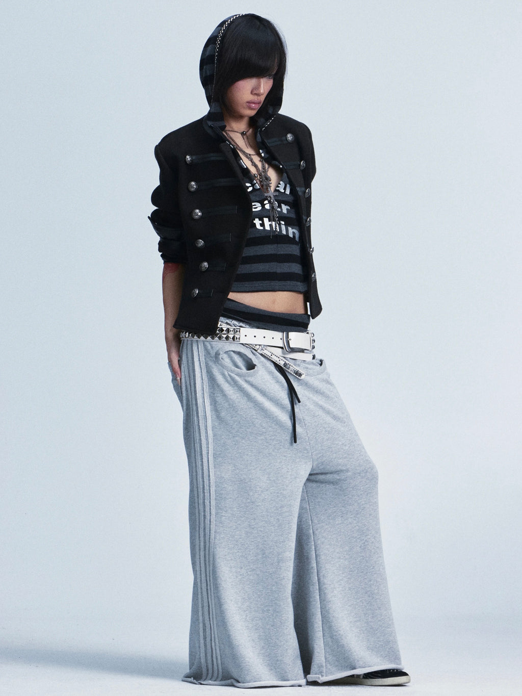 STRIPED TOP and PANTS SET