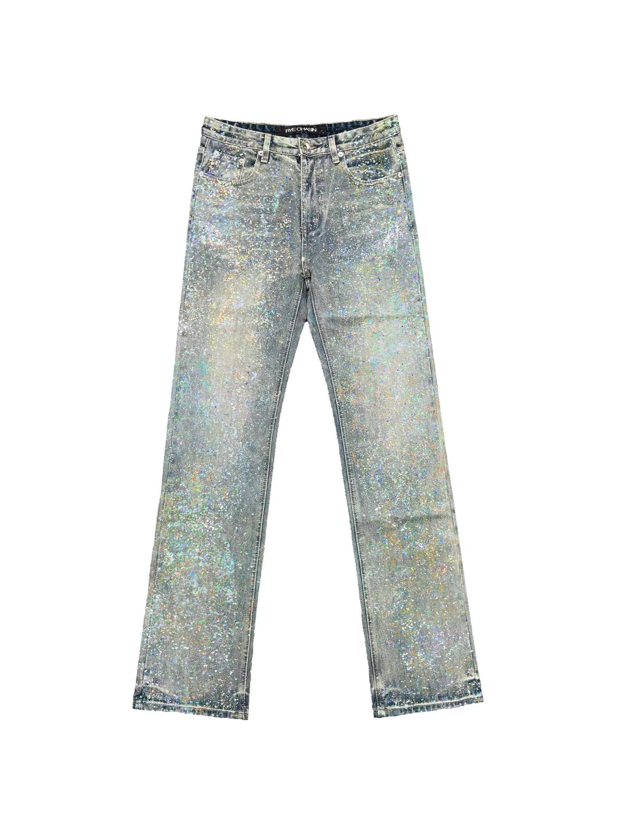 HOLOGRAPHIC DUST JEANS