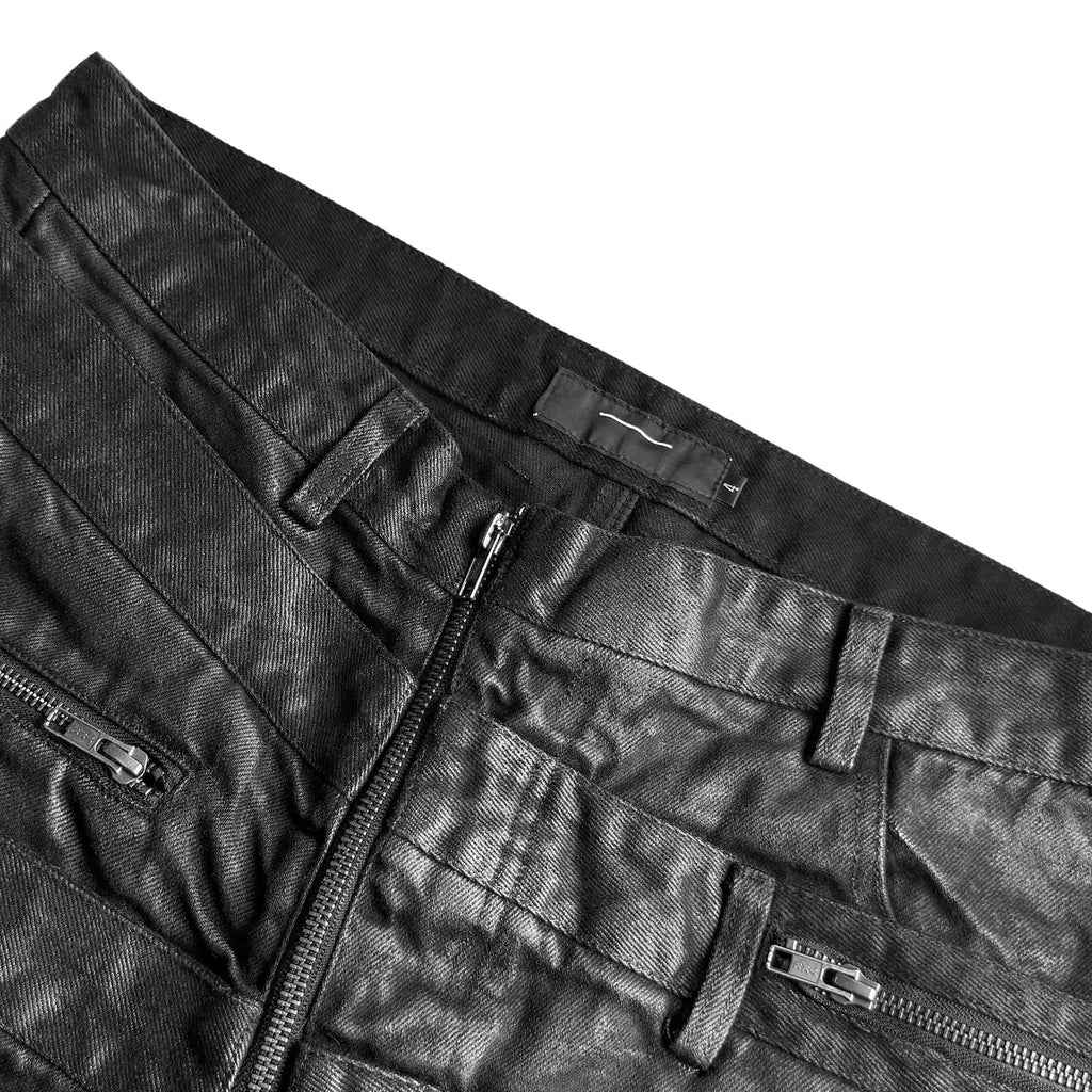 MULTI-WAIST COATED JEANS