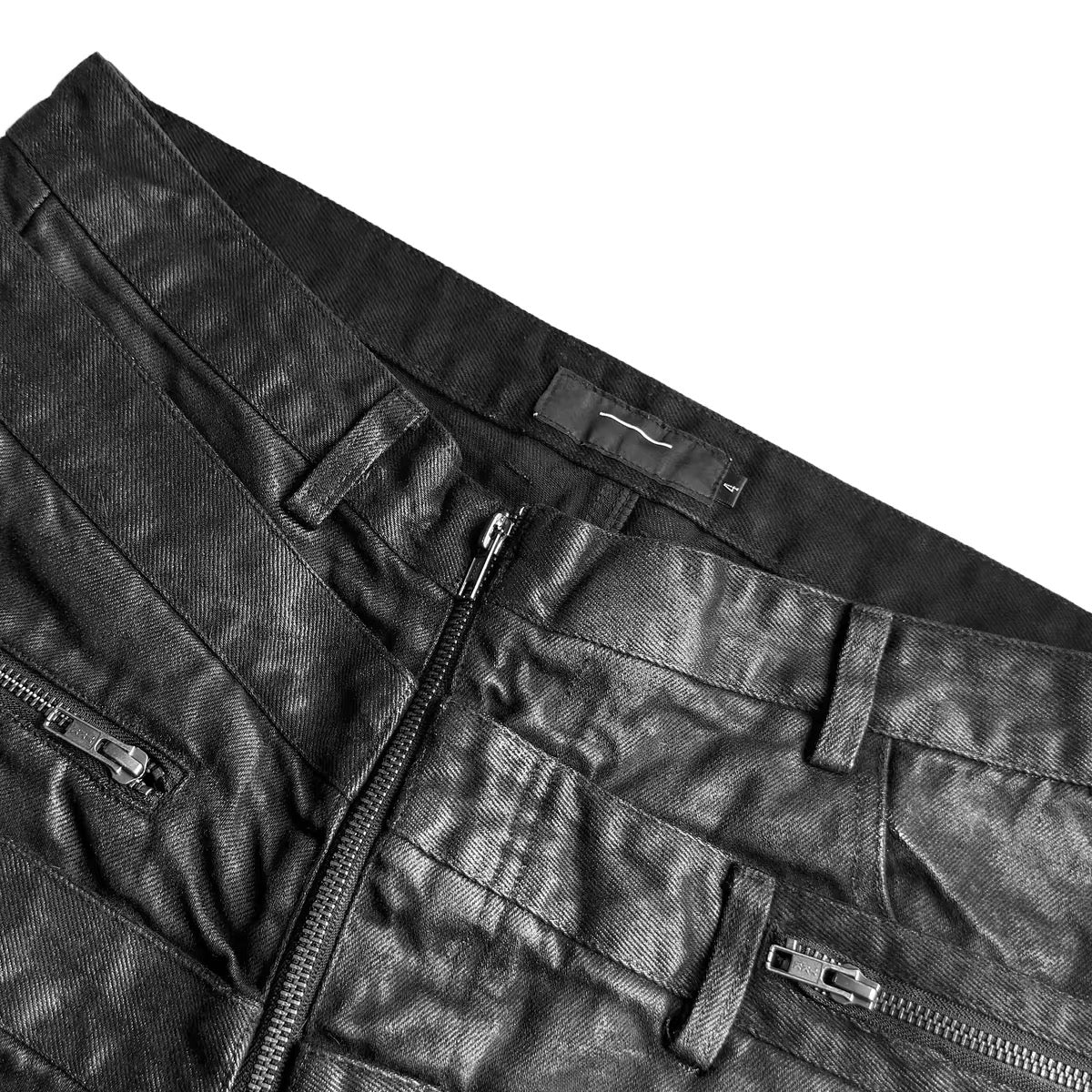 MULTI-WAIST COATED JEANS