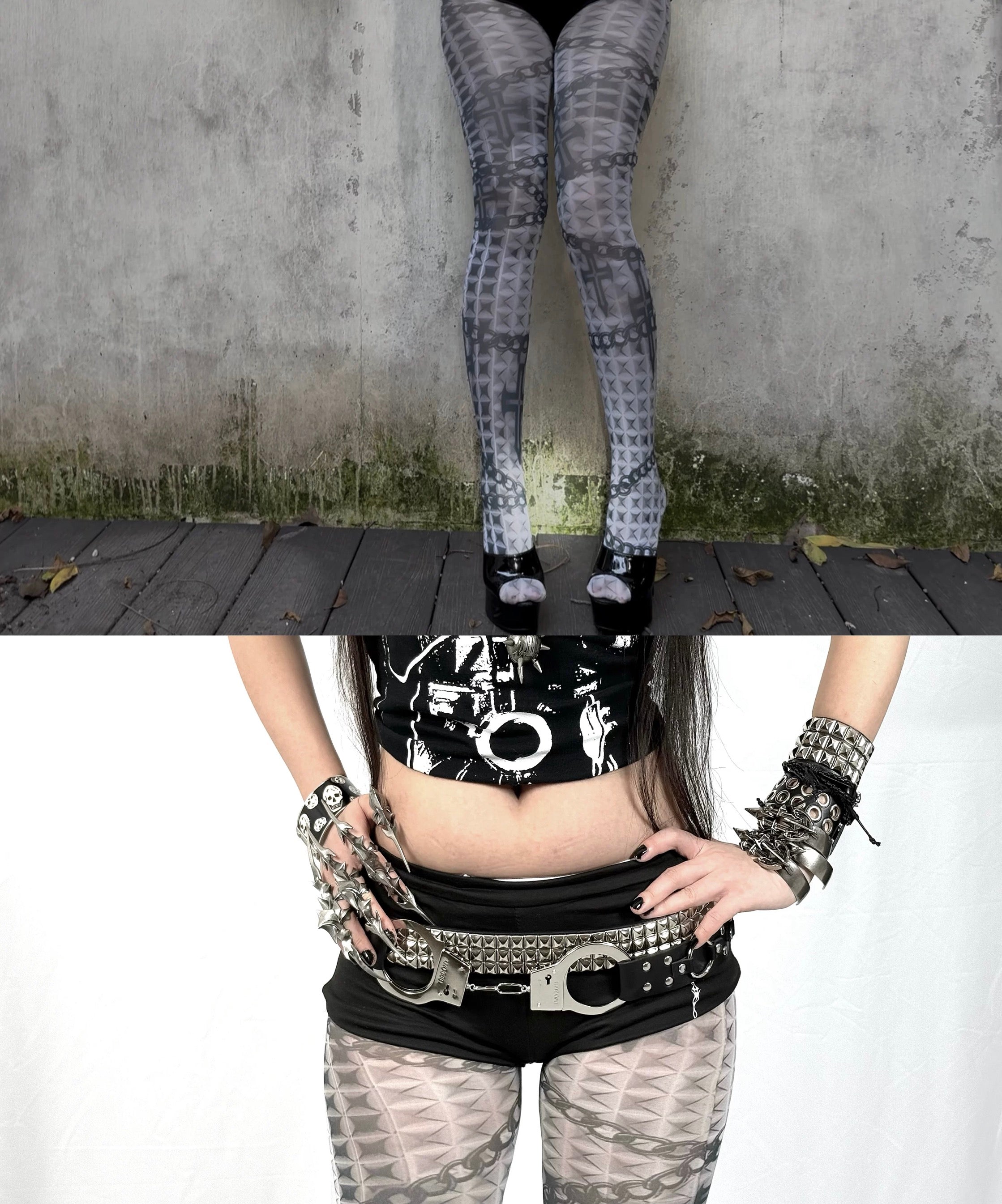 CROSS CHAIN TIGHTS