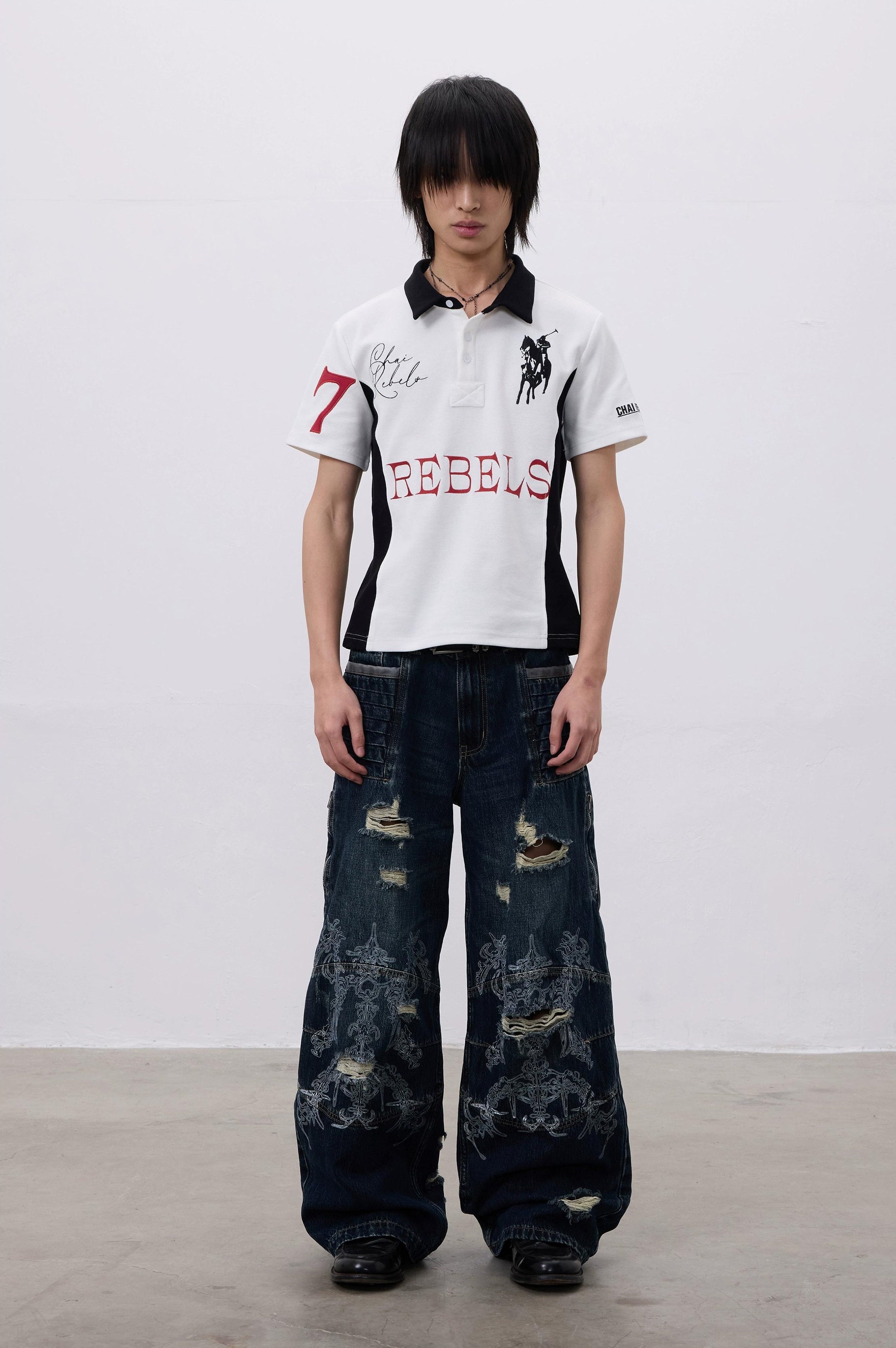 BOOTLEG PATCHWORK POLO