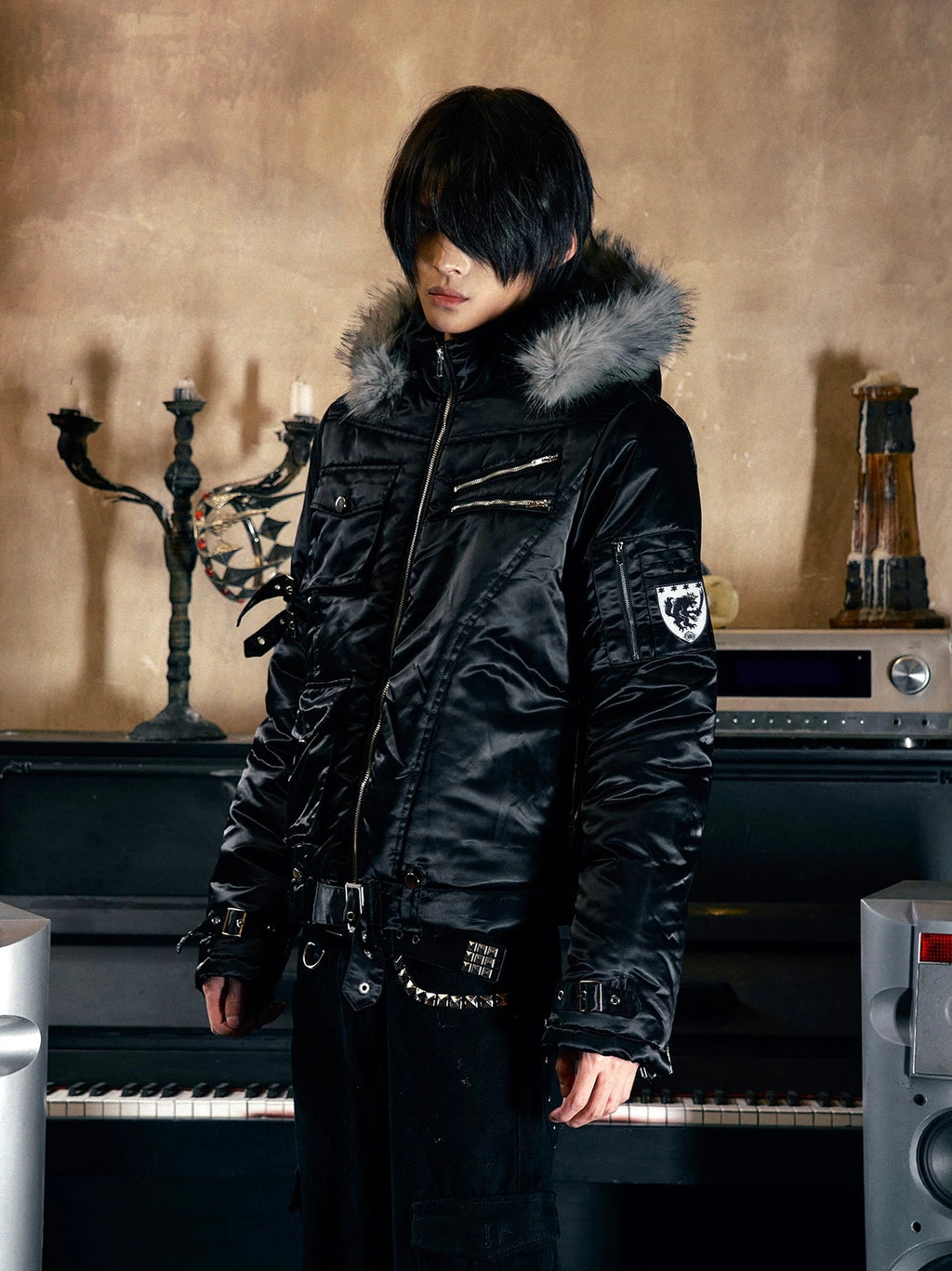 MINK FUR BOMBER JACKET