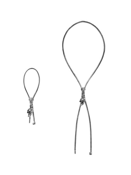ZIPPER SKULL CHAIN