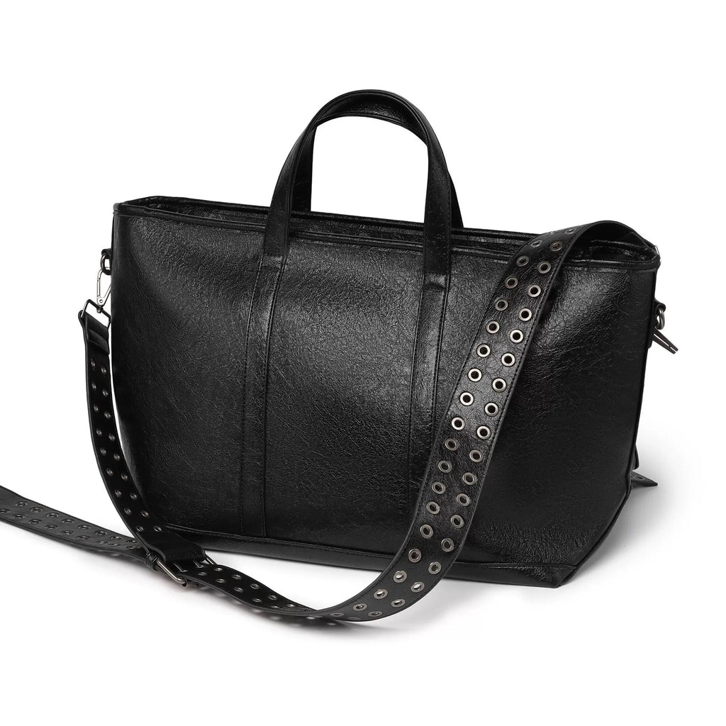 CROSS LEATHER TOTE