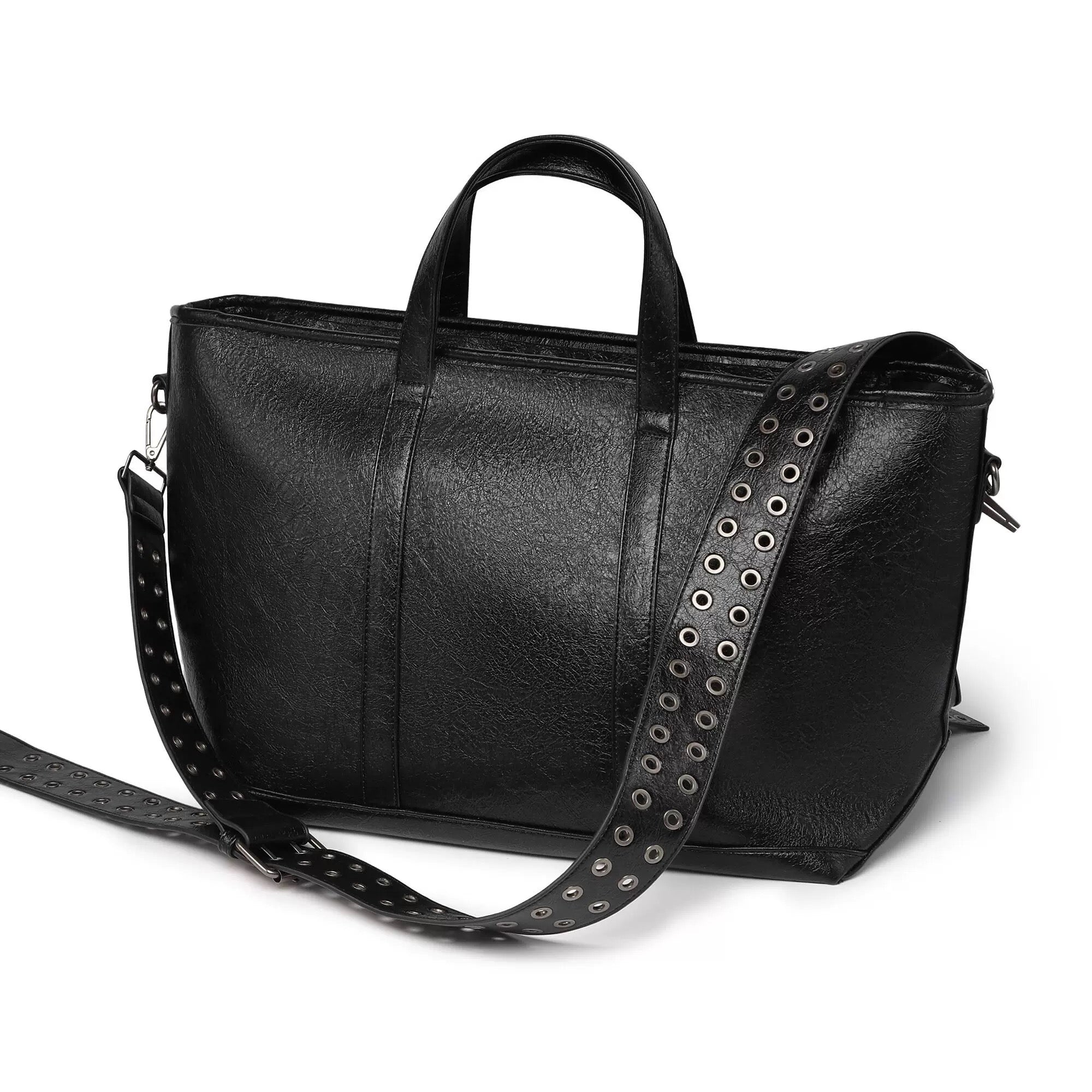CROSS LEATHER TOTE