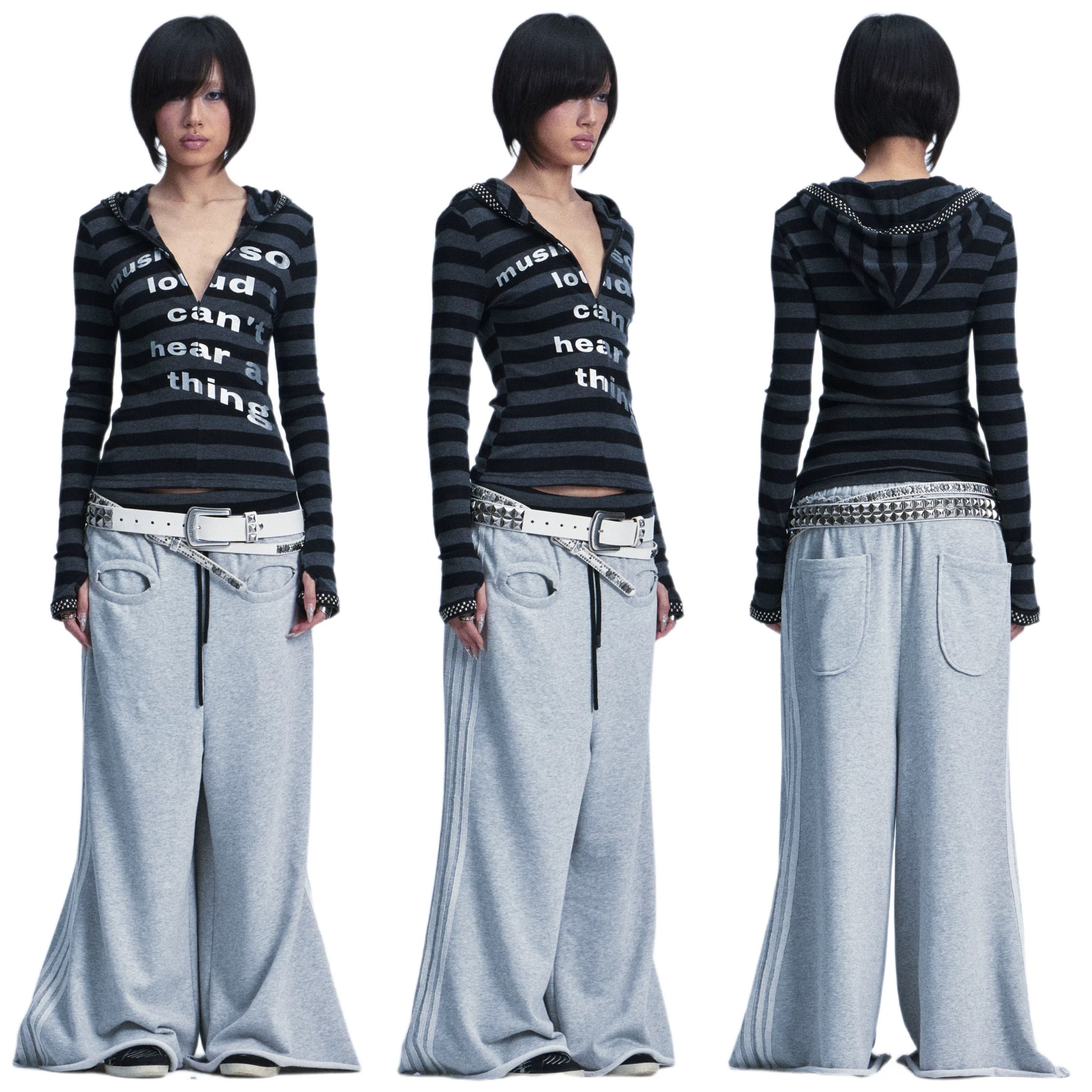 STRIPED TOP and PANTS SET