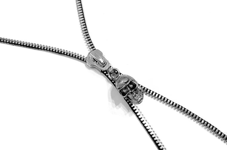 ZIPPER SKULL CHAIN