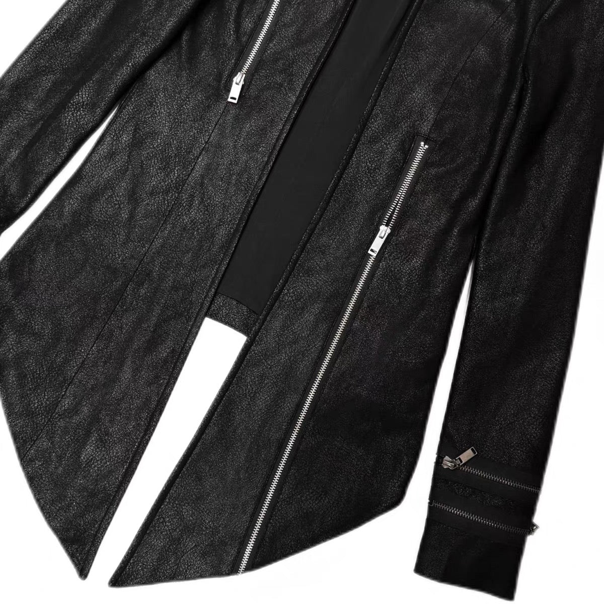ASYMMETRIC ZIP HOODED JACKET