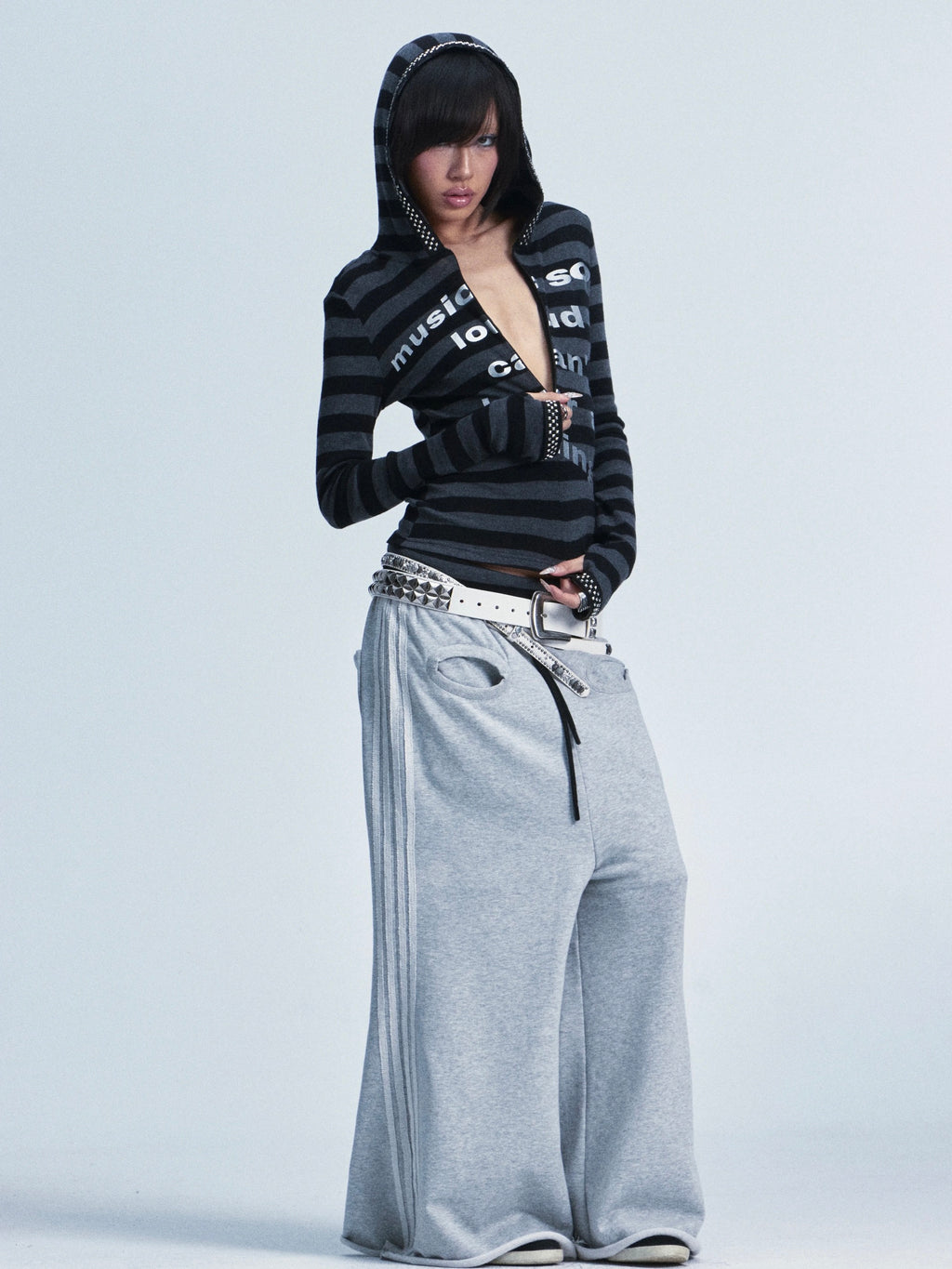 STRIPED TOP and PANTS SET