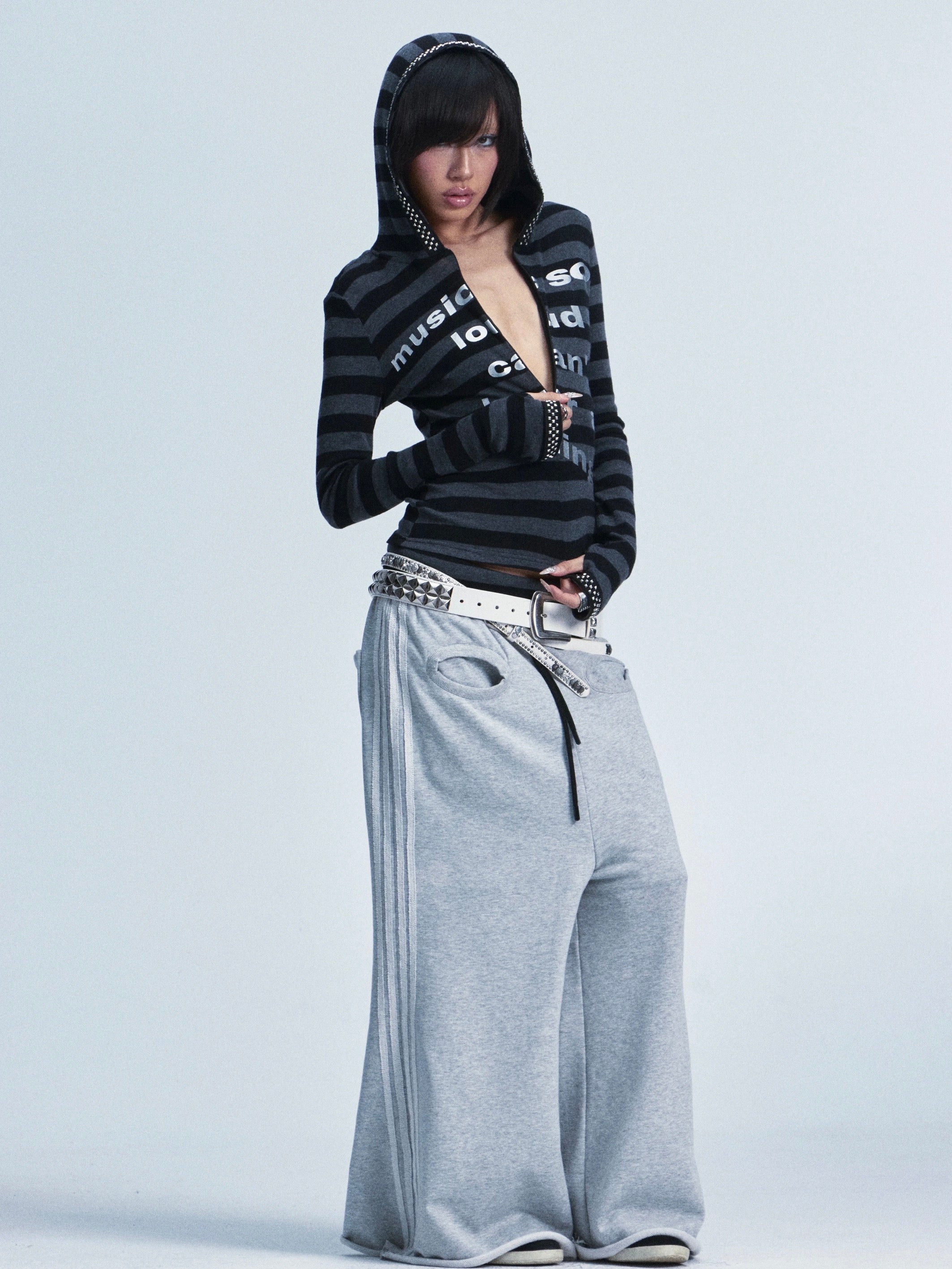 STRIPED TOP and PANTS SET