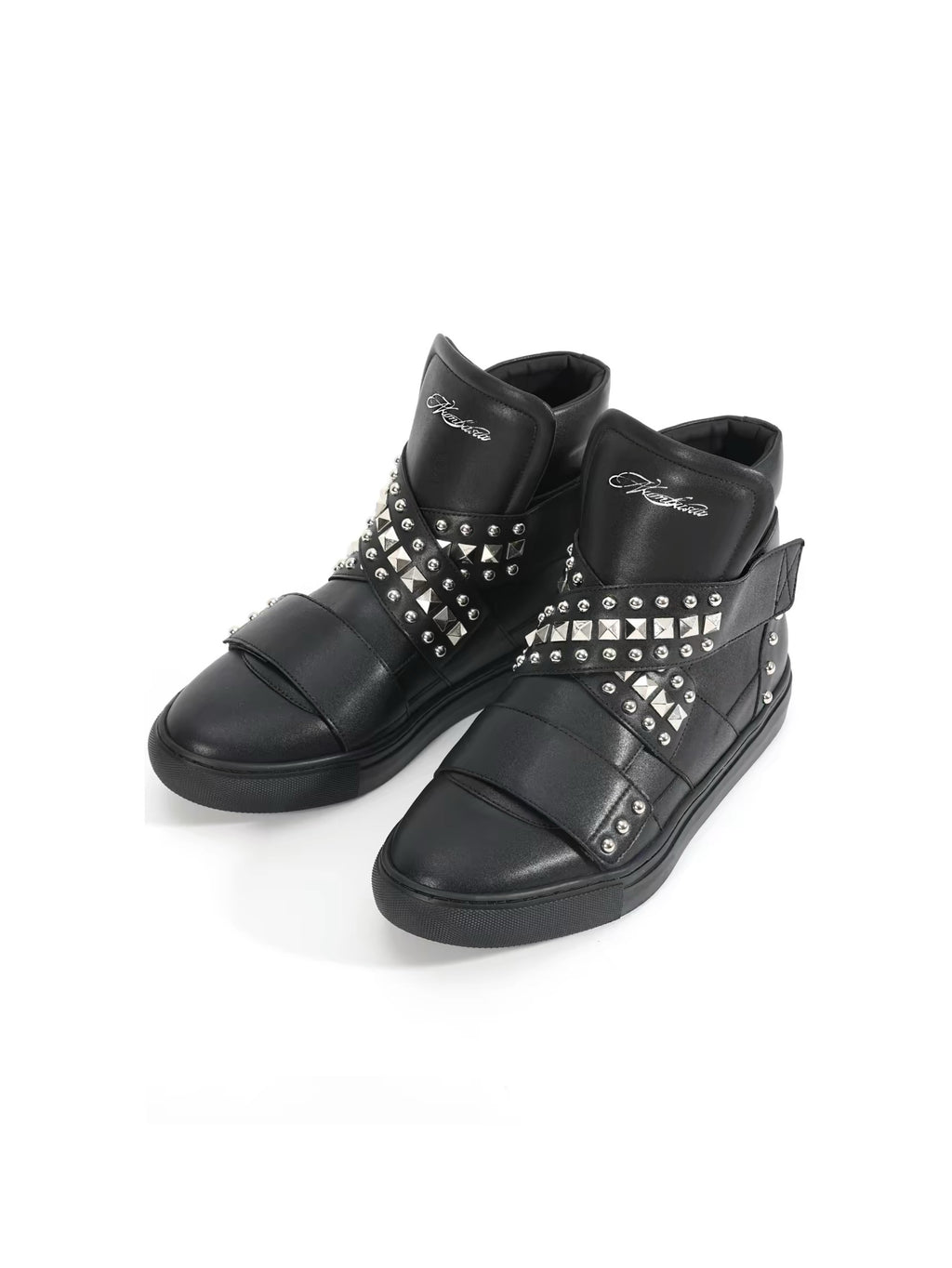 HIGH-TOP STUDDED SNEAKERS