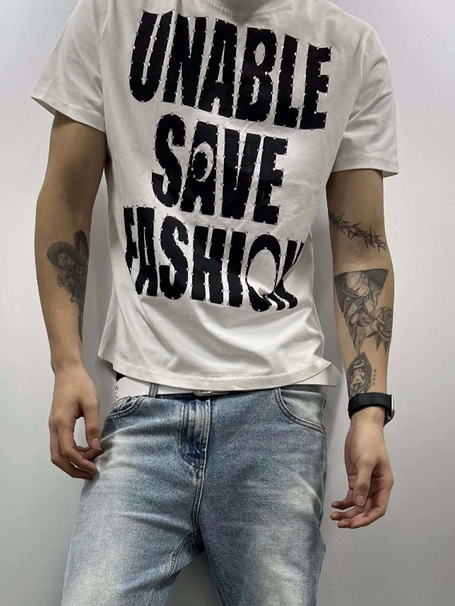 FASHION SLOGAN TEE