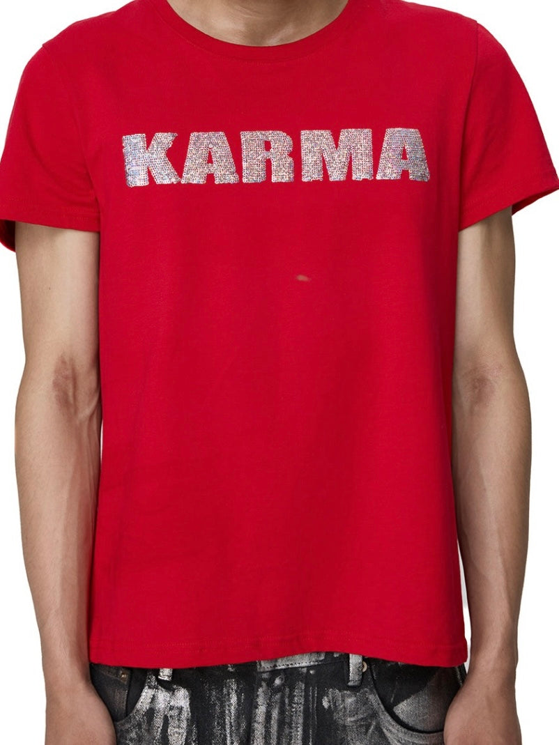 GLITTER KARMA TEE
