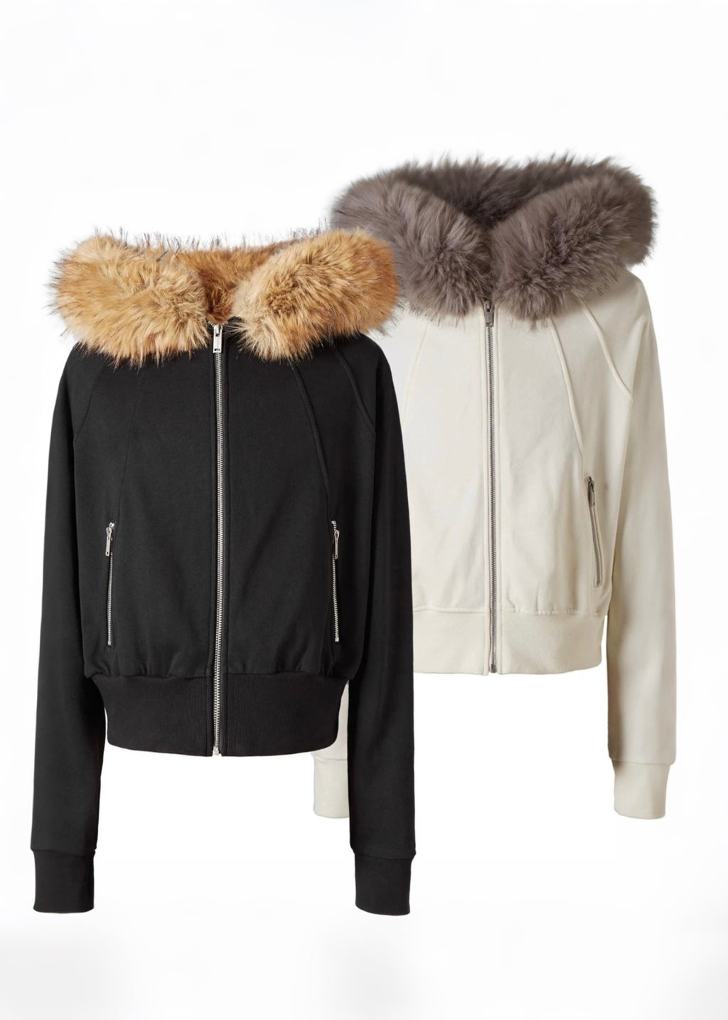 FUR COLLAR HOODE