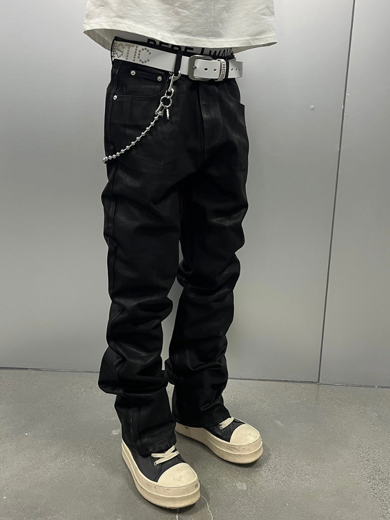 RETRO BRUSH WAX JEANS