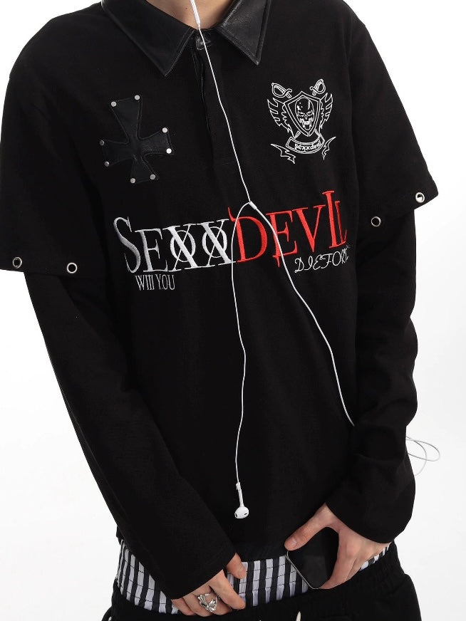 STUDDED POLO