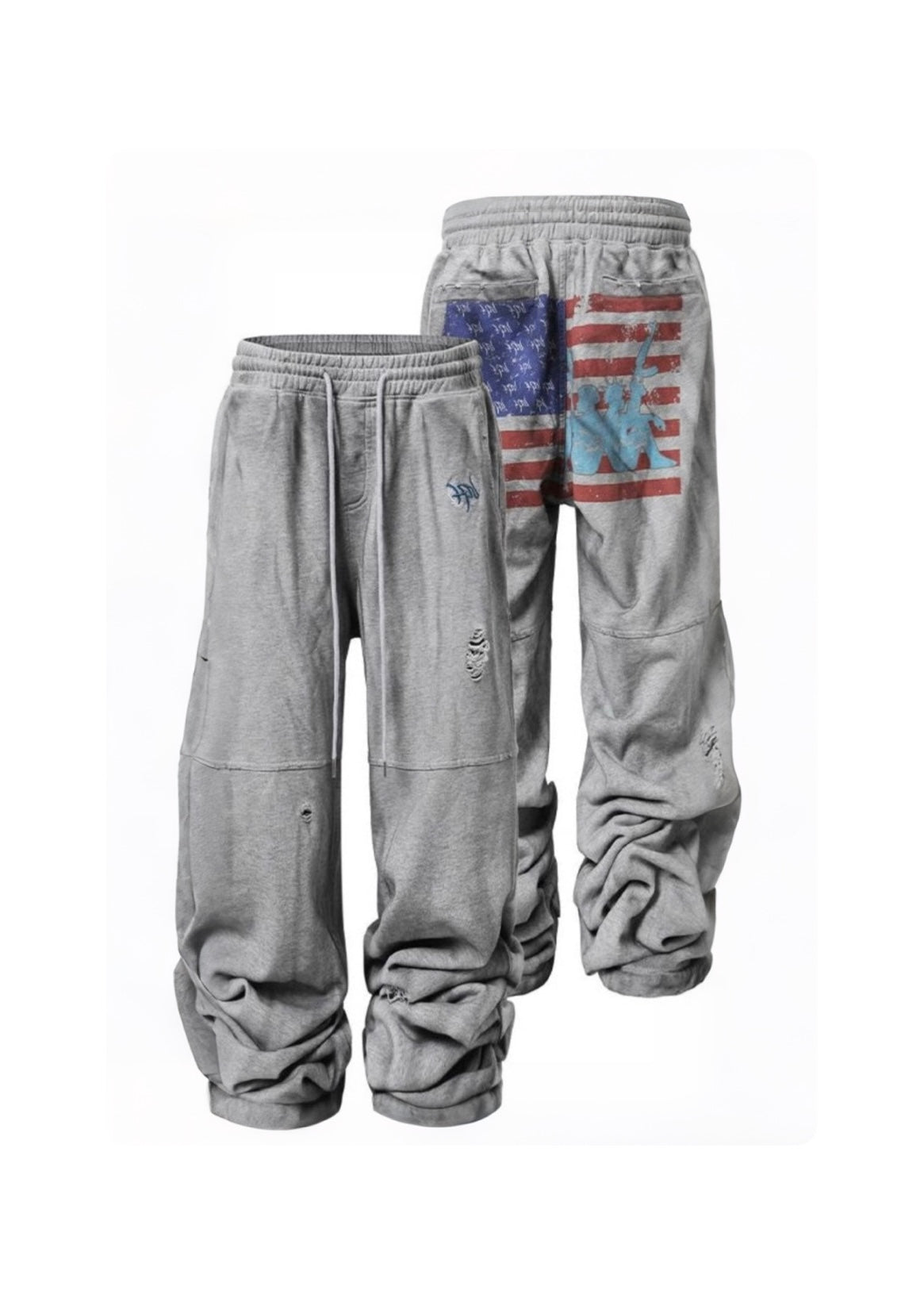 RUINED FLAG SWEATPANTS