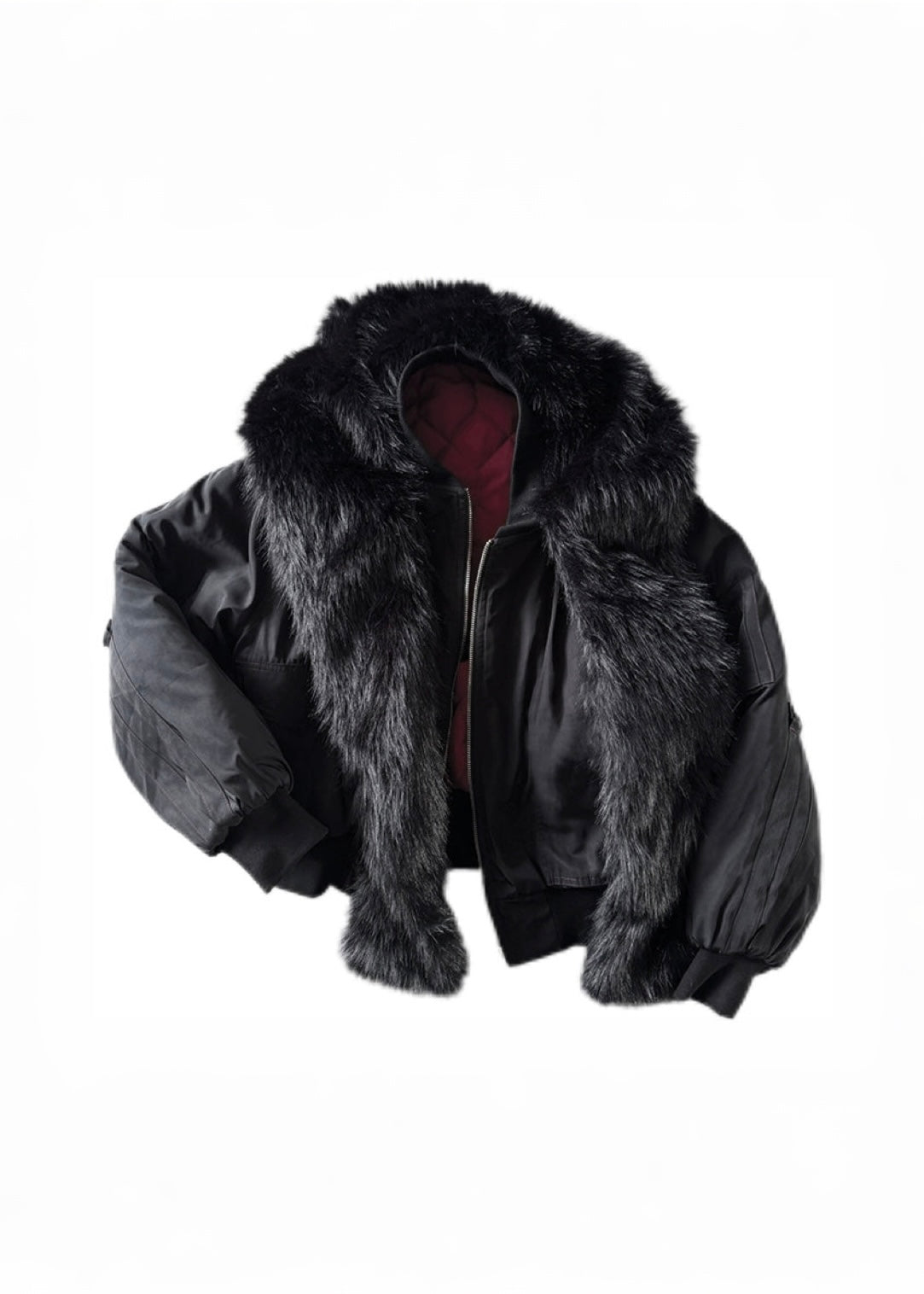 HOODED MA1 JACKET
