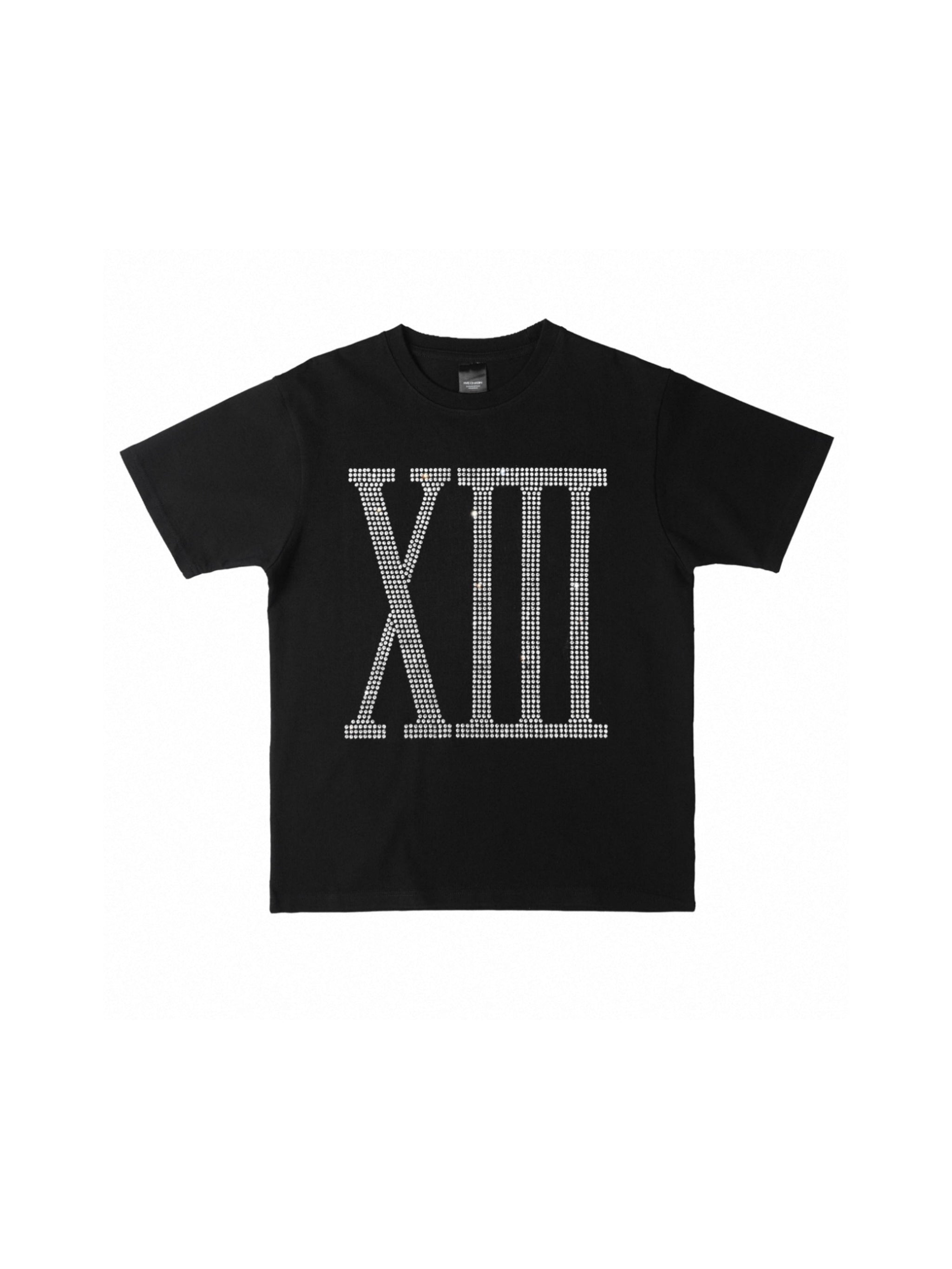 RHINESTONE ROMAN NUMERAL T-SHIRT