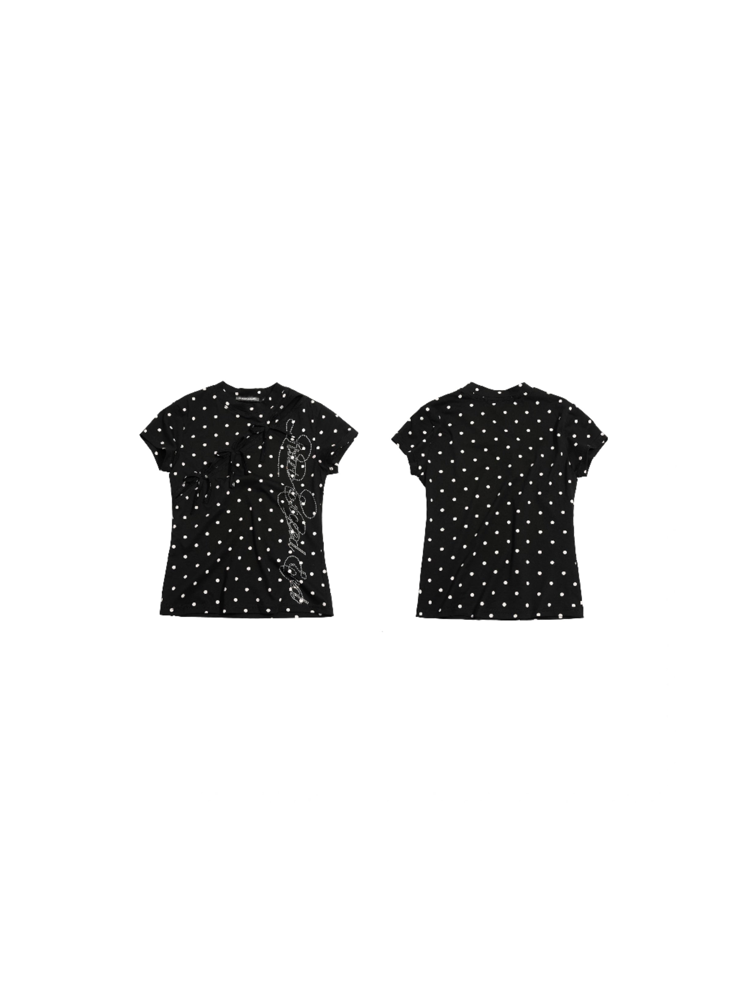 POLKA DOT SLIM T-SHIRT