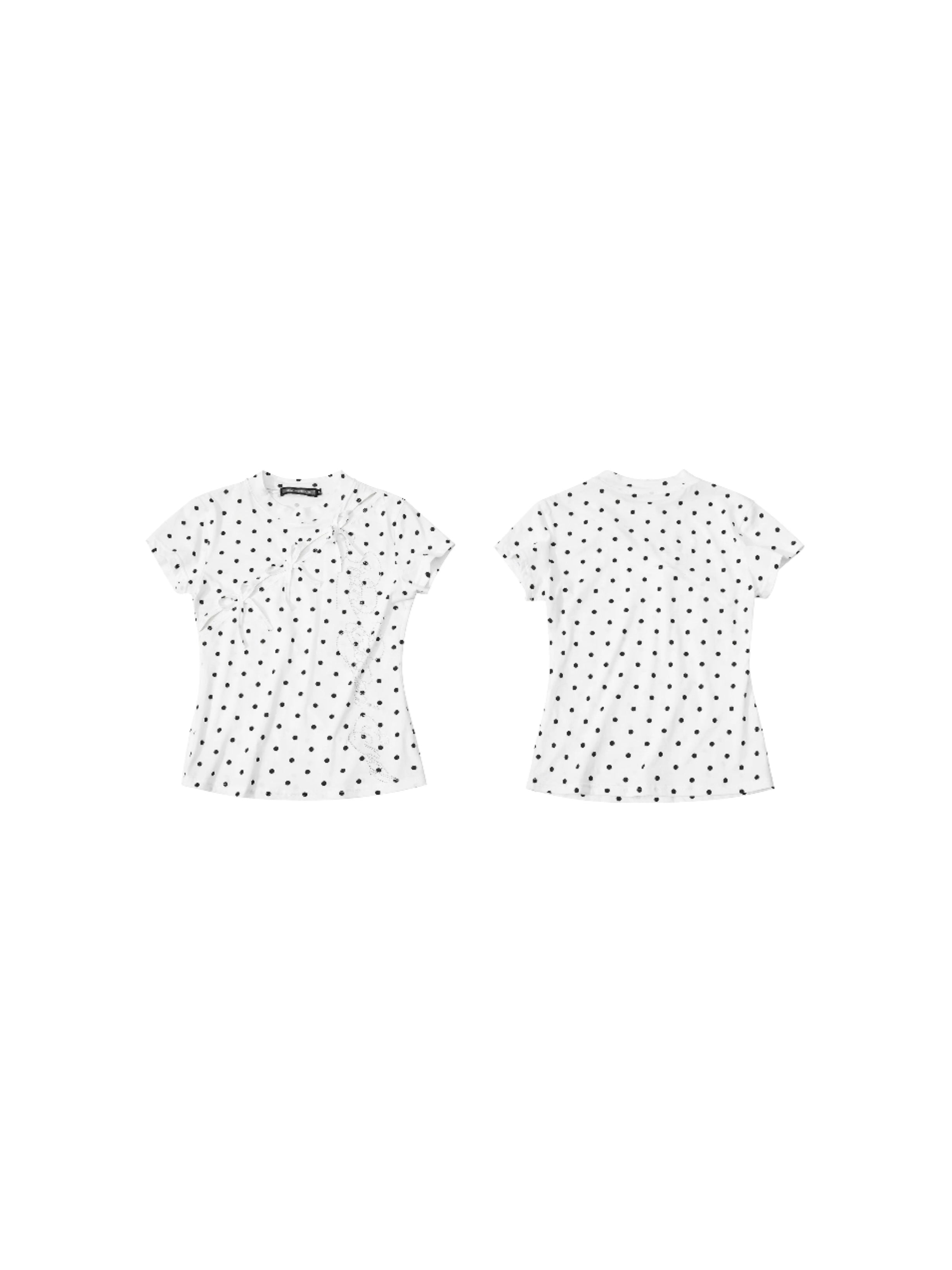 POLKA DOT SLIM T-SHIRT