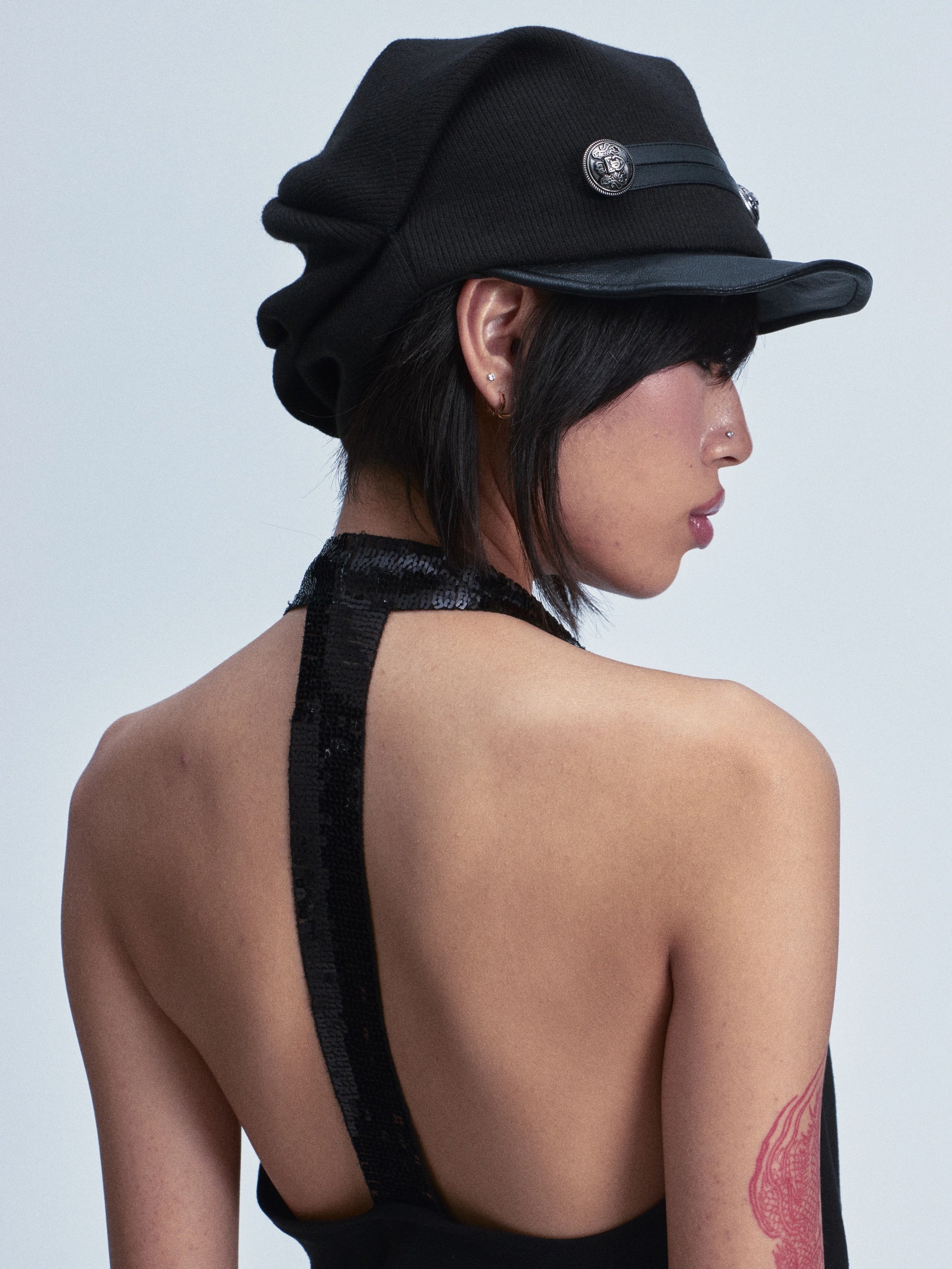 DARK MILITARY CAP