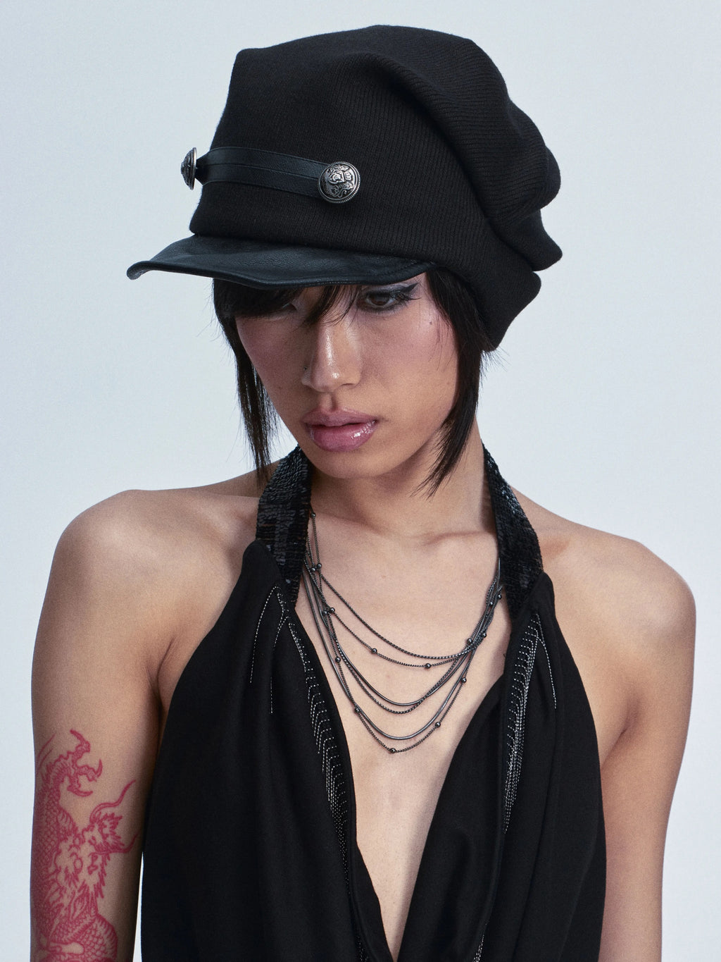 DARK MILITARY CAP