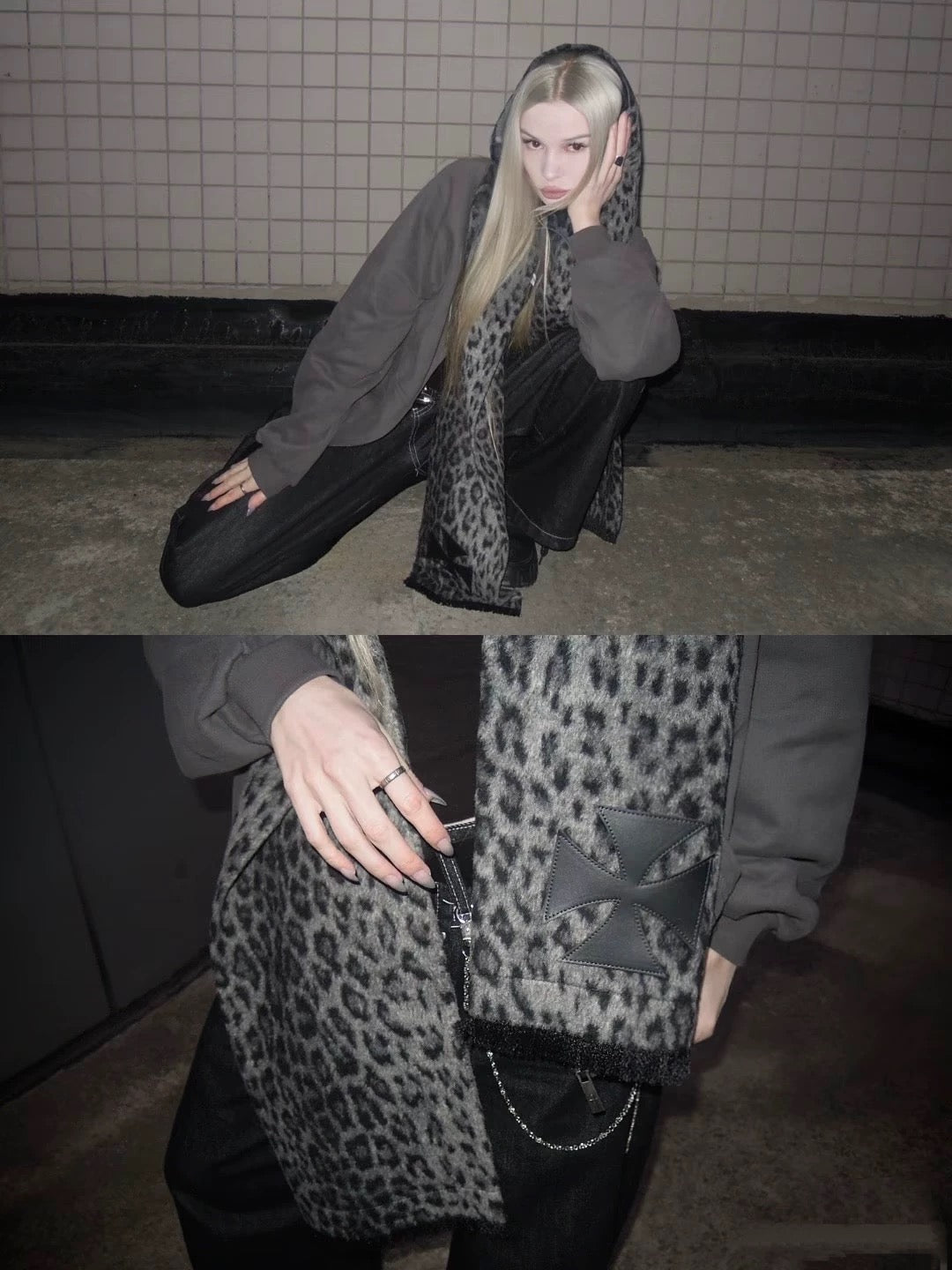 FLEECE HOODIE SCARF
