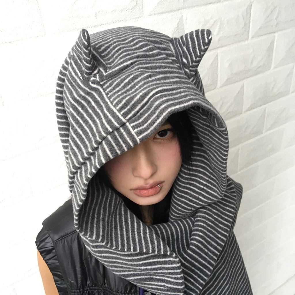 FLEECE HOODIE SCARF