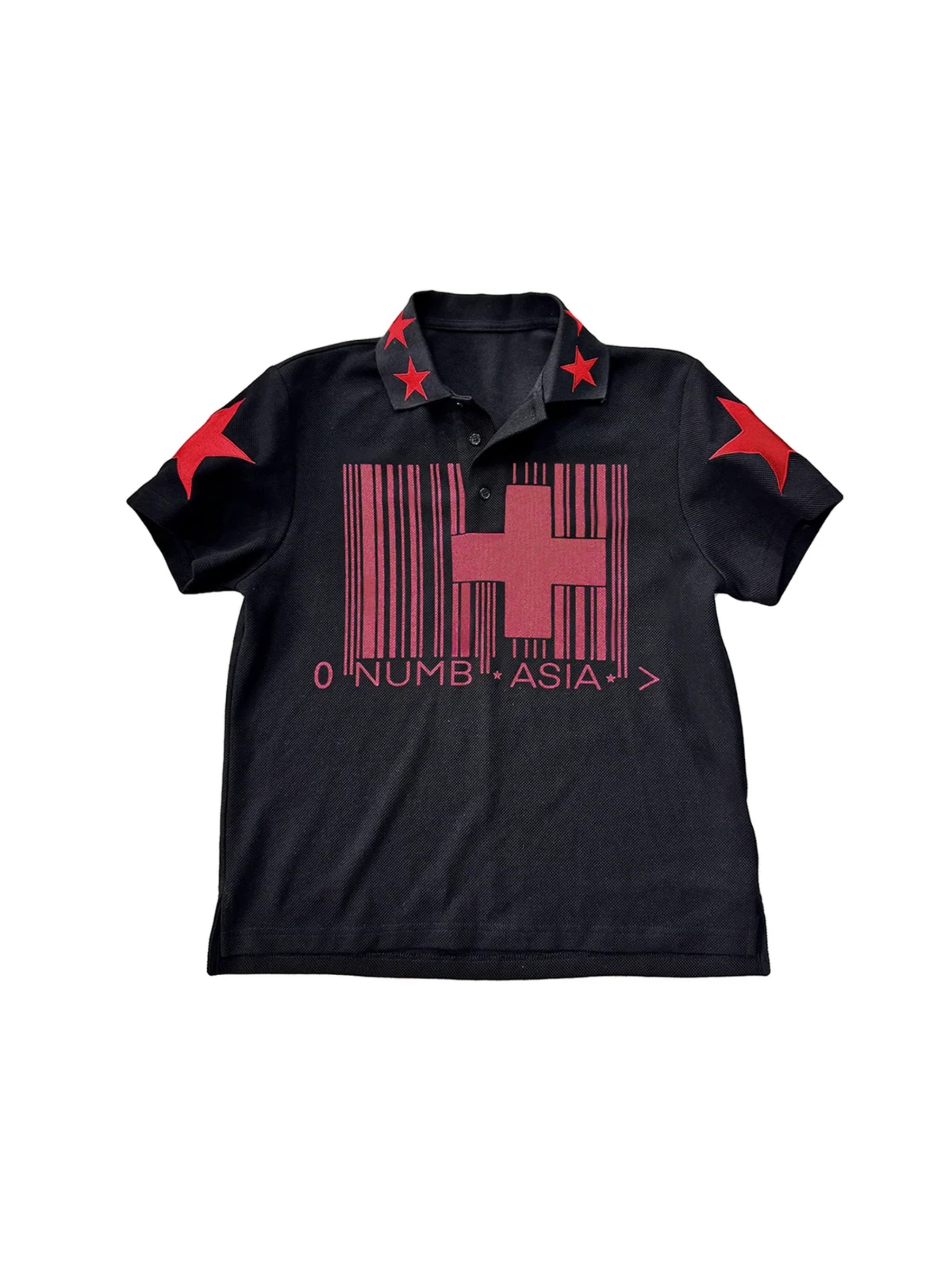EMBROIDERED STRIPE POLO SHIRT