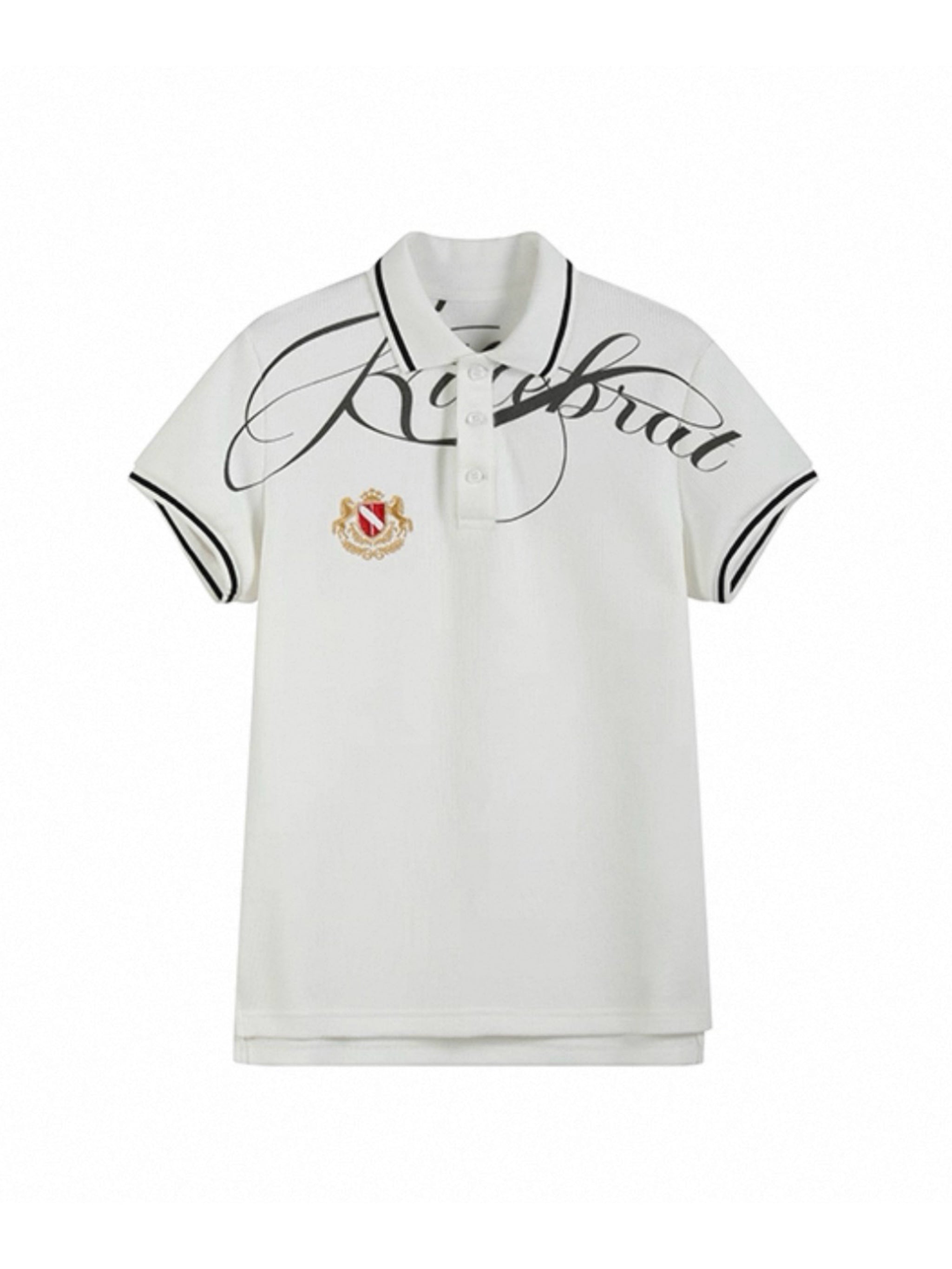 EMBROIDERED POLO SHIRT WITH BADGE