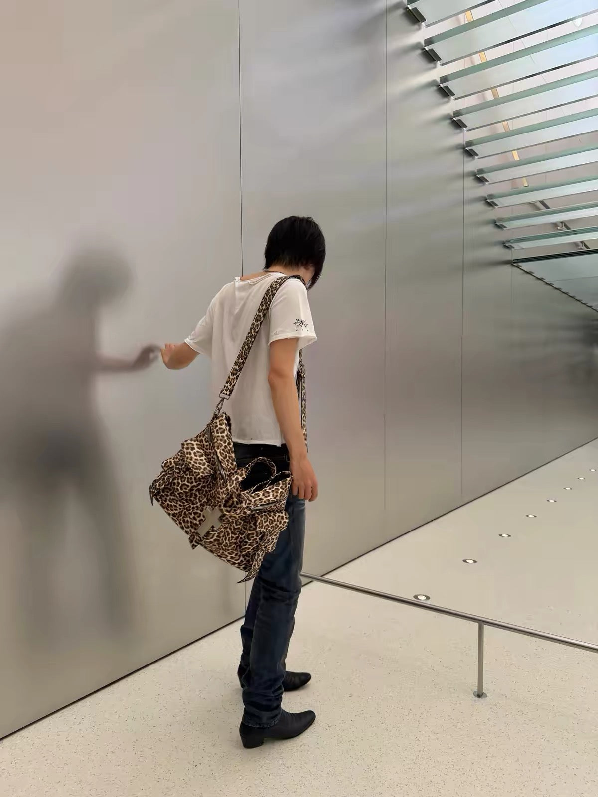 LEOPARD CROSS CARGO BAG