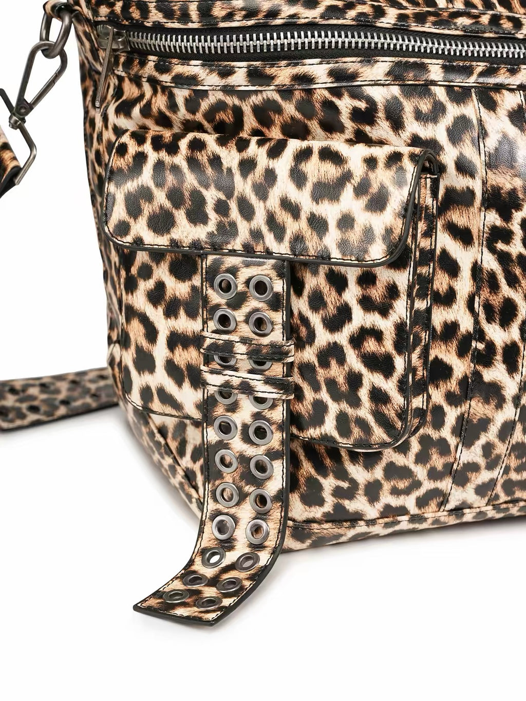 LEOPARD CROSS CARGO BAG