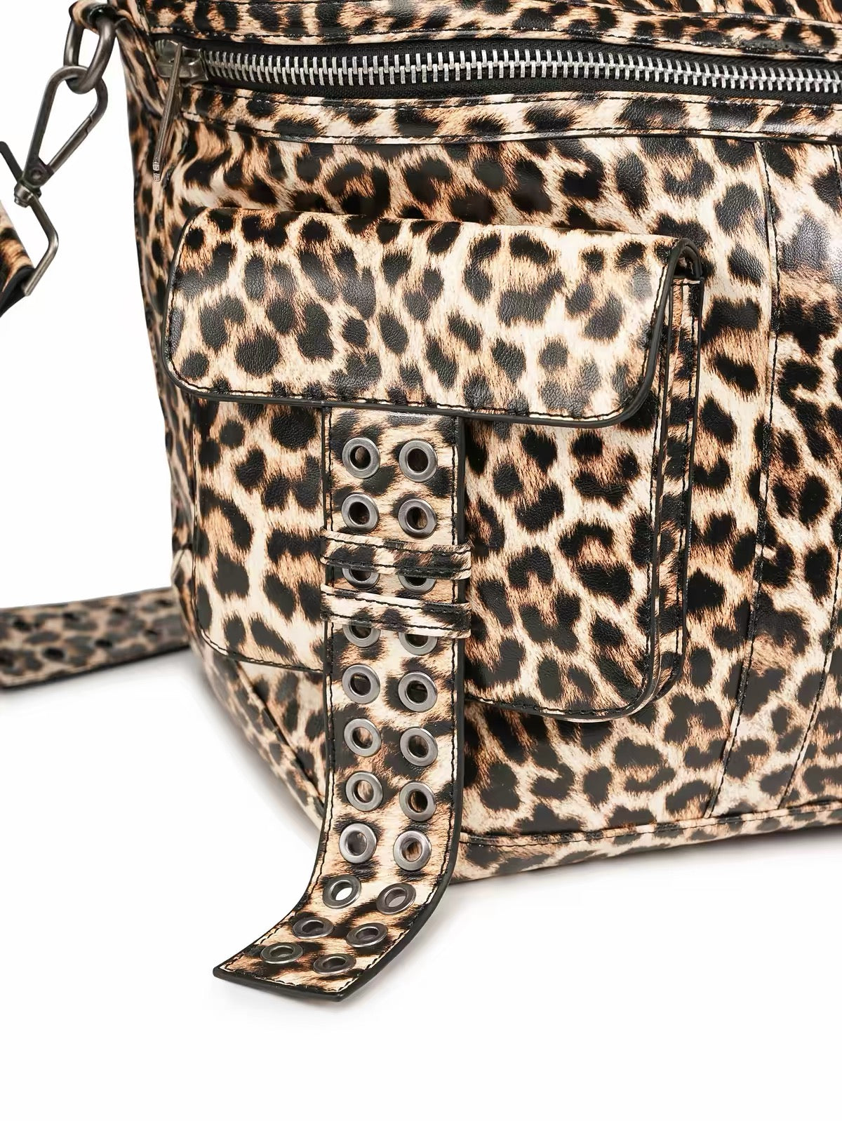 LEOPARD CROSS CARGO BAG