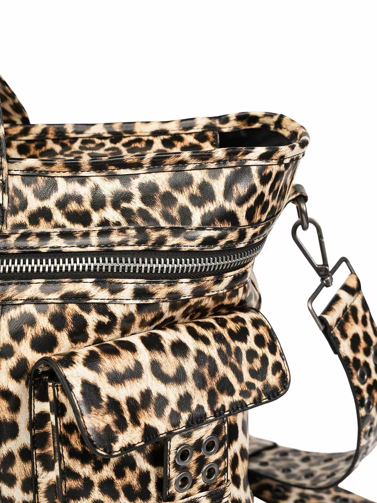 LEOPARD CROSS CARGO BAG