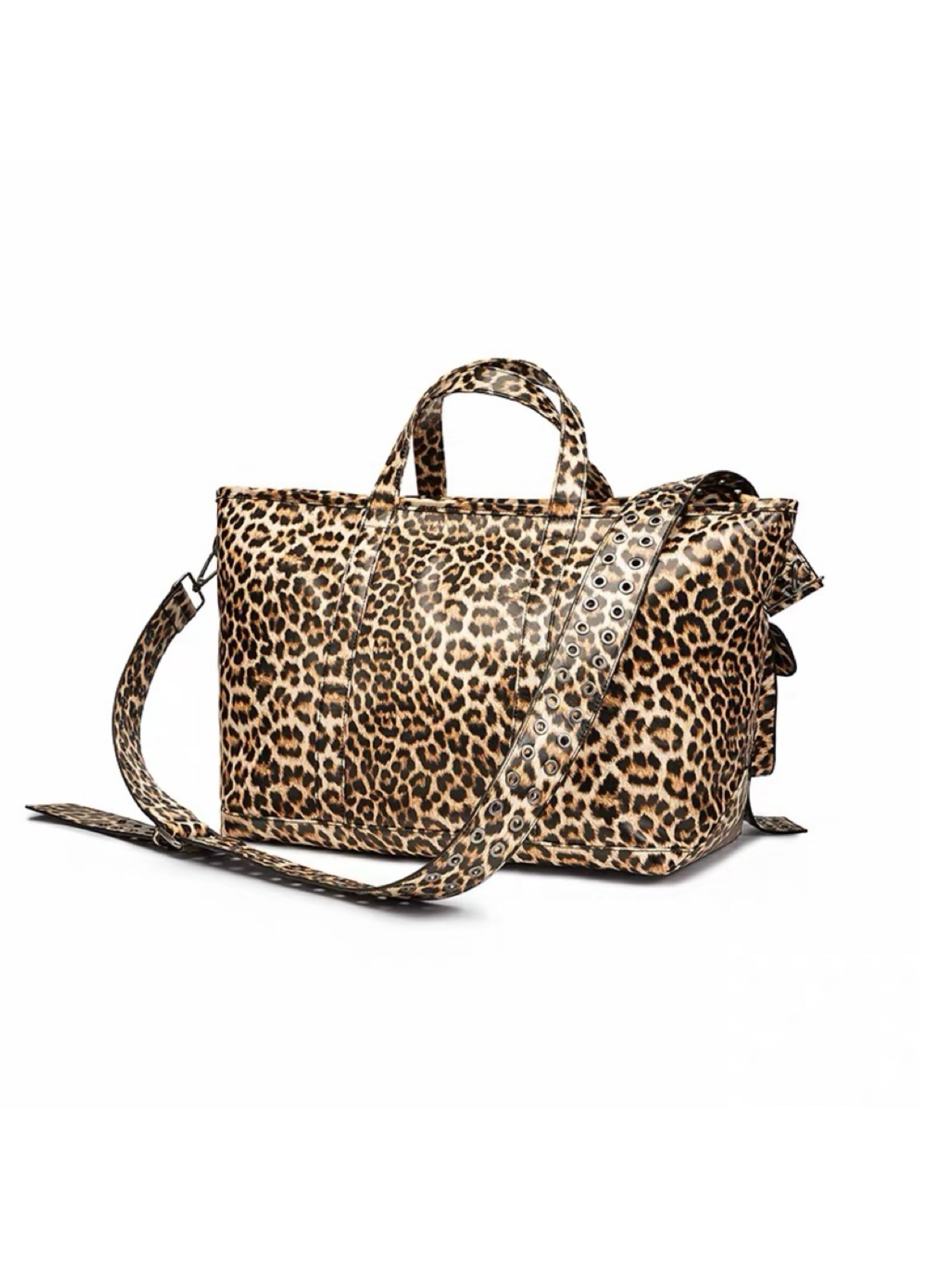 LEOPARD CROSS CARGO BAG